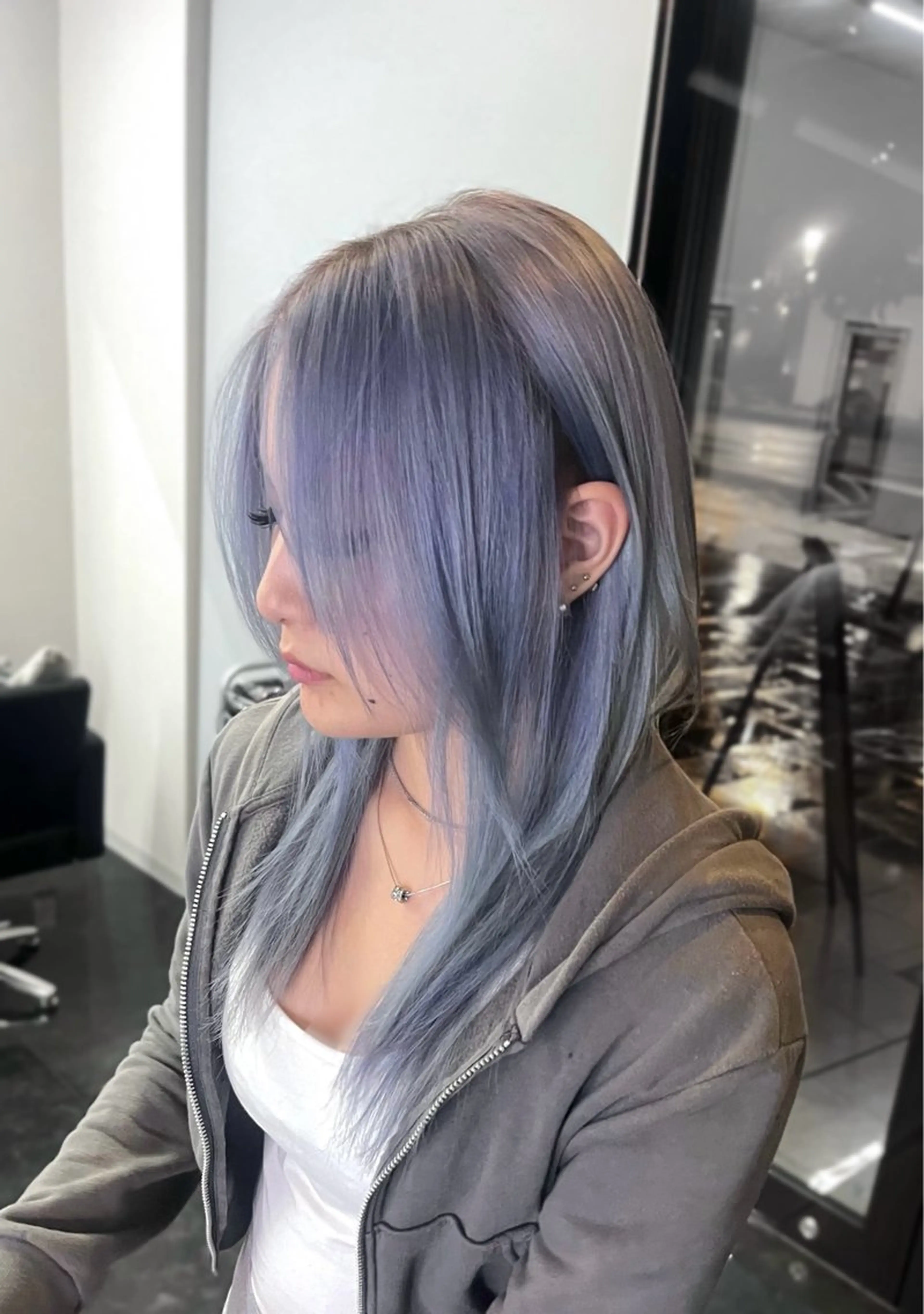 ロング BALE所属・祥華(さちか)／透 明感カラー／髪質改善のヘアスタイル