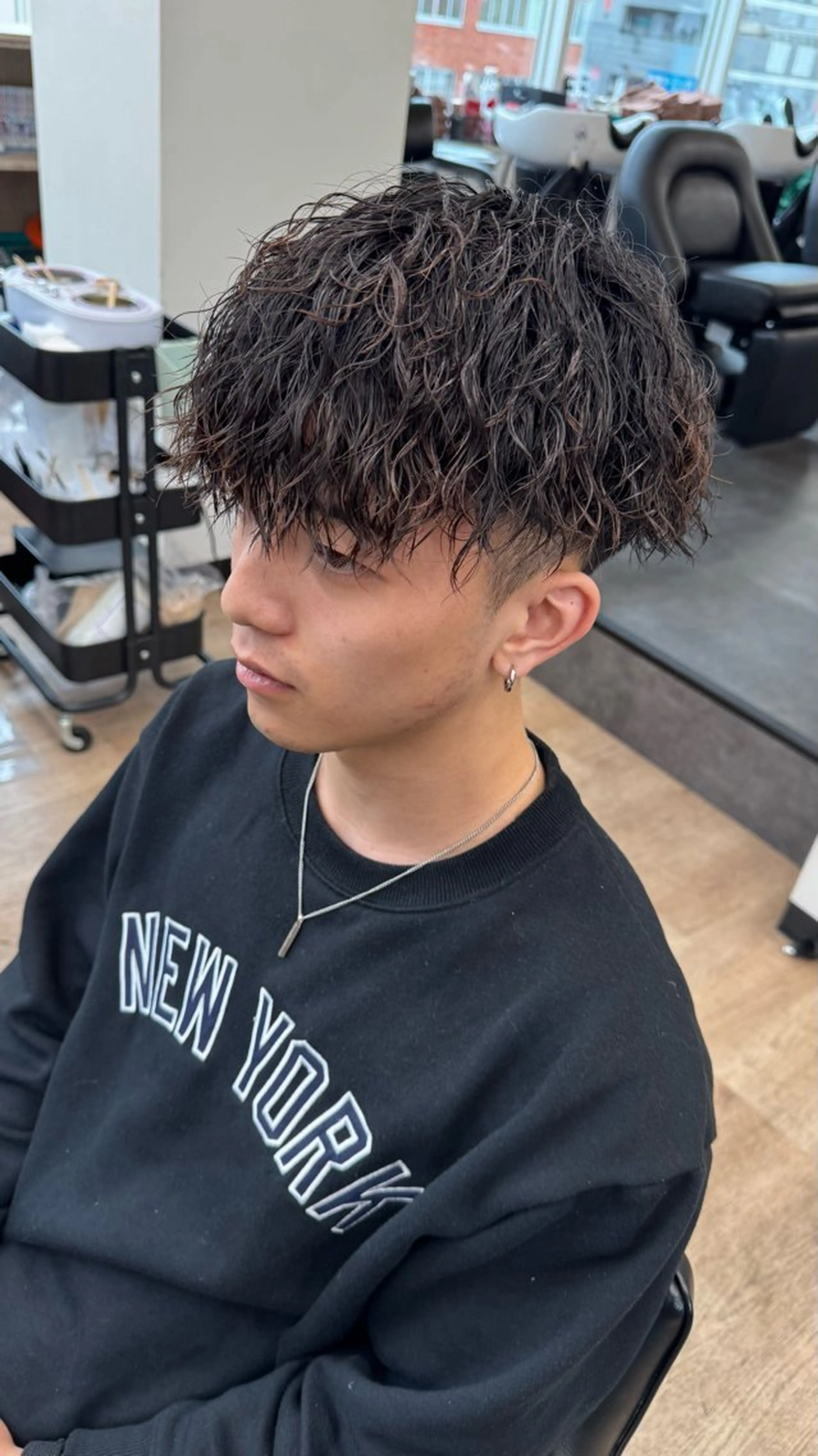 【🍀ミニモメンズ限定🍀】カット+ツイストスパイラルパーマ+ダメージ補修トリートメントの写真