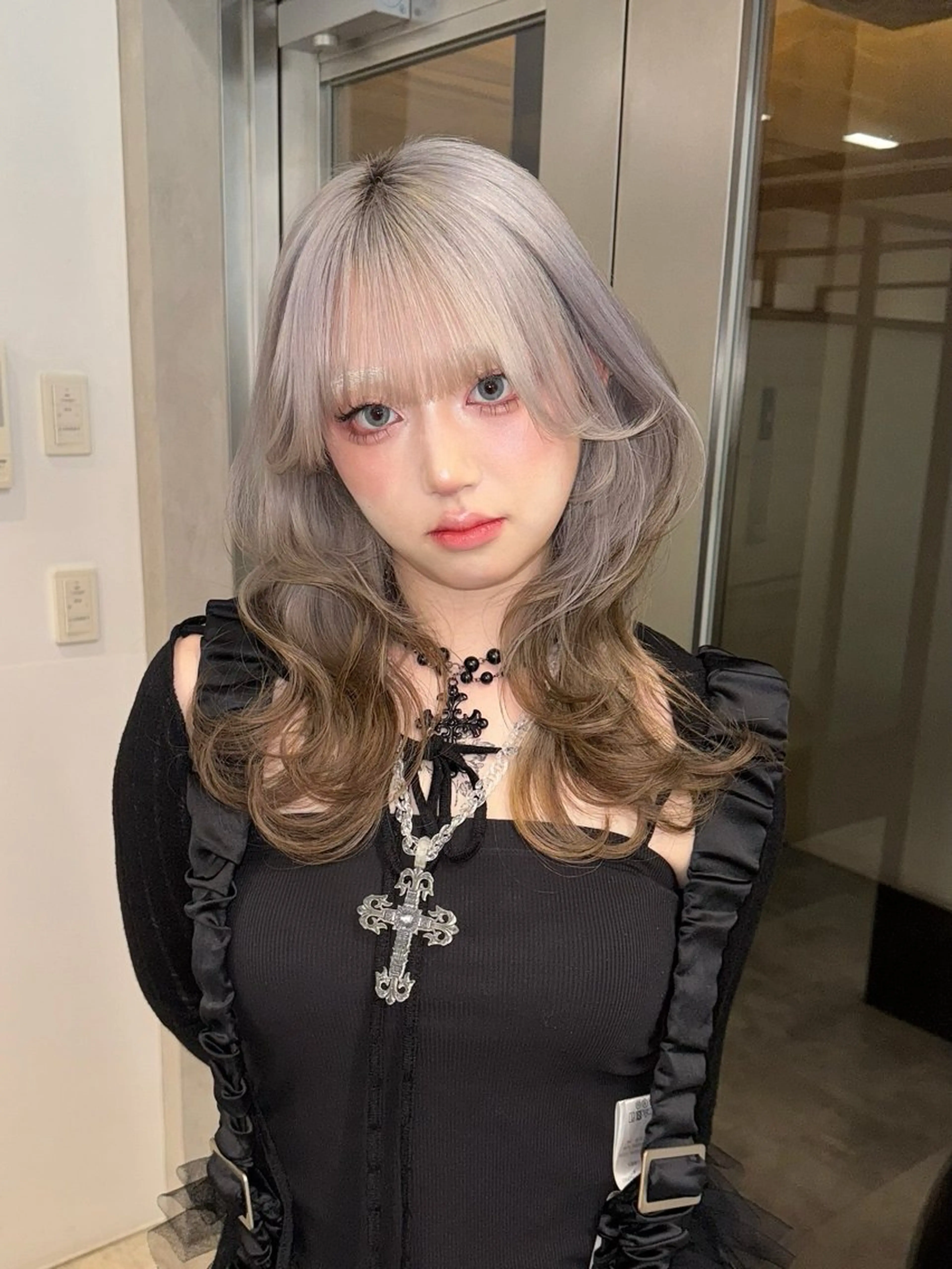 新規限定🉐カット＋ダブルカラー🤍🫧の写真