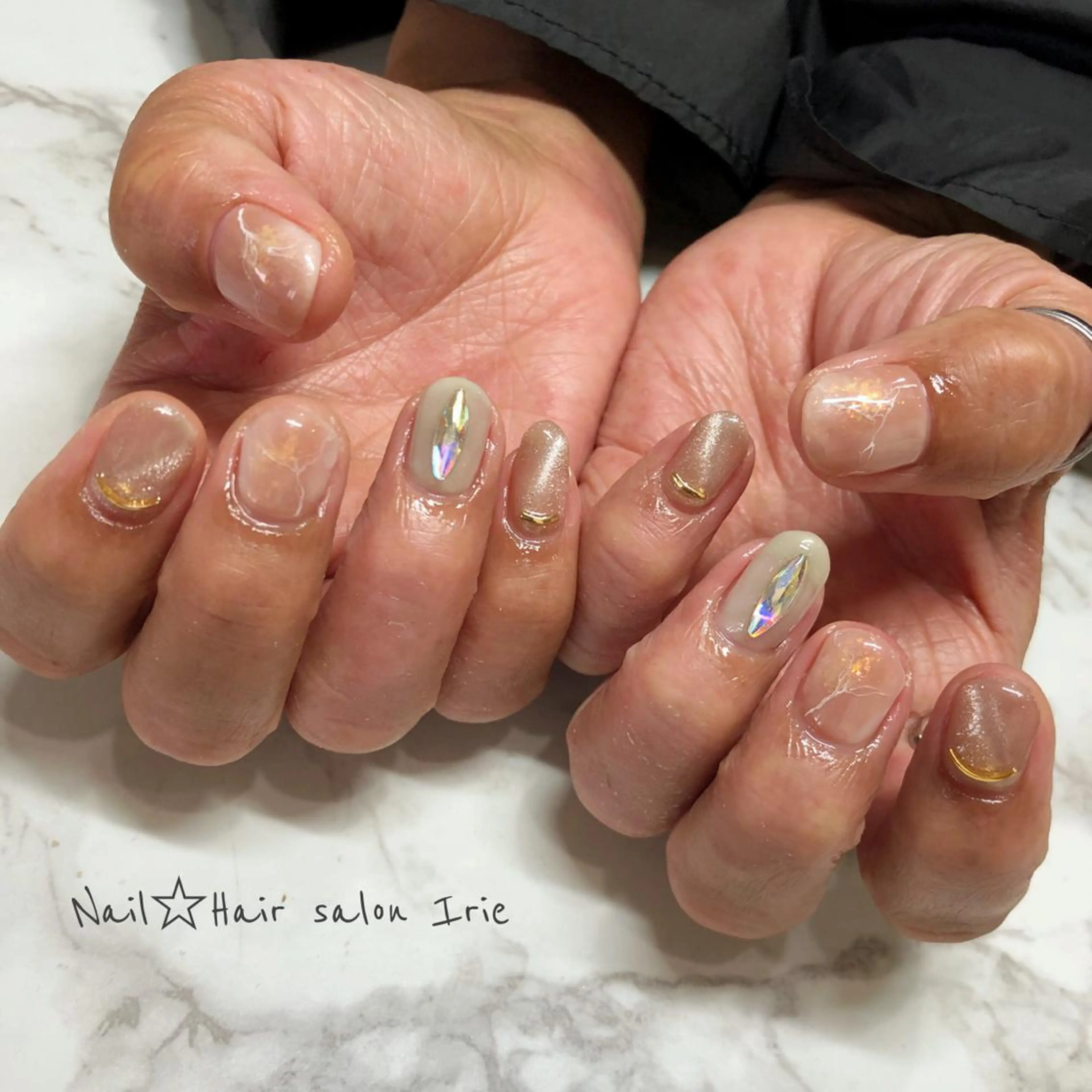 ネイル ハンドネイル Hair salon Irie所属・與儀 知佳のネイルデザイン