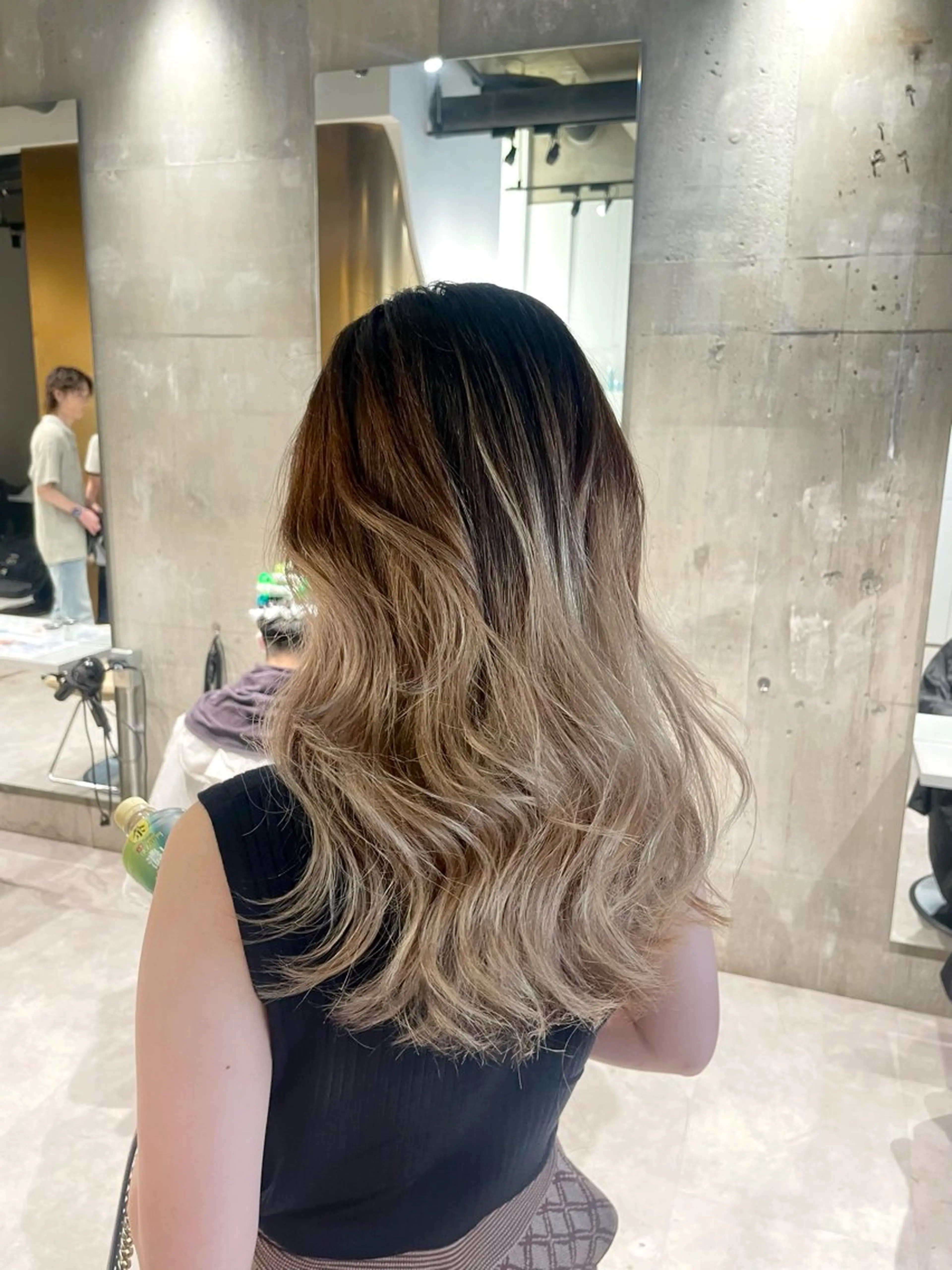 ロング カラー カット ヘアカラー トリートメント yoke/美髪矯正/ 脱白髪🪸🩰ヒナコのヘアスタイル