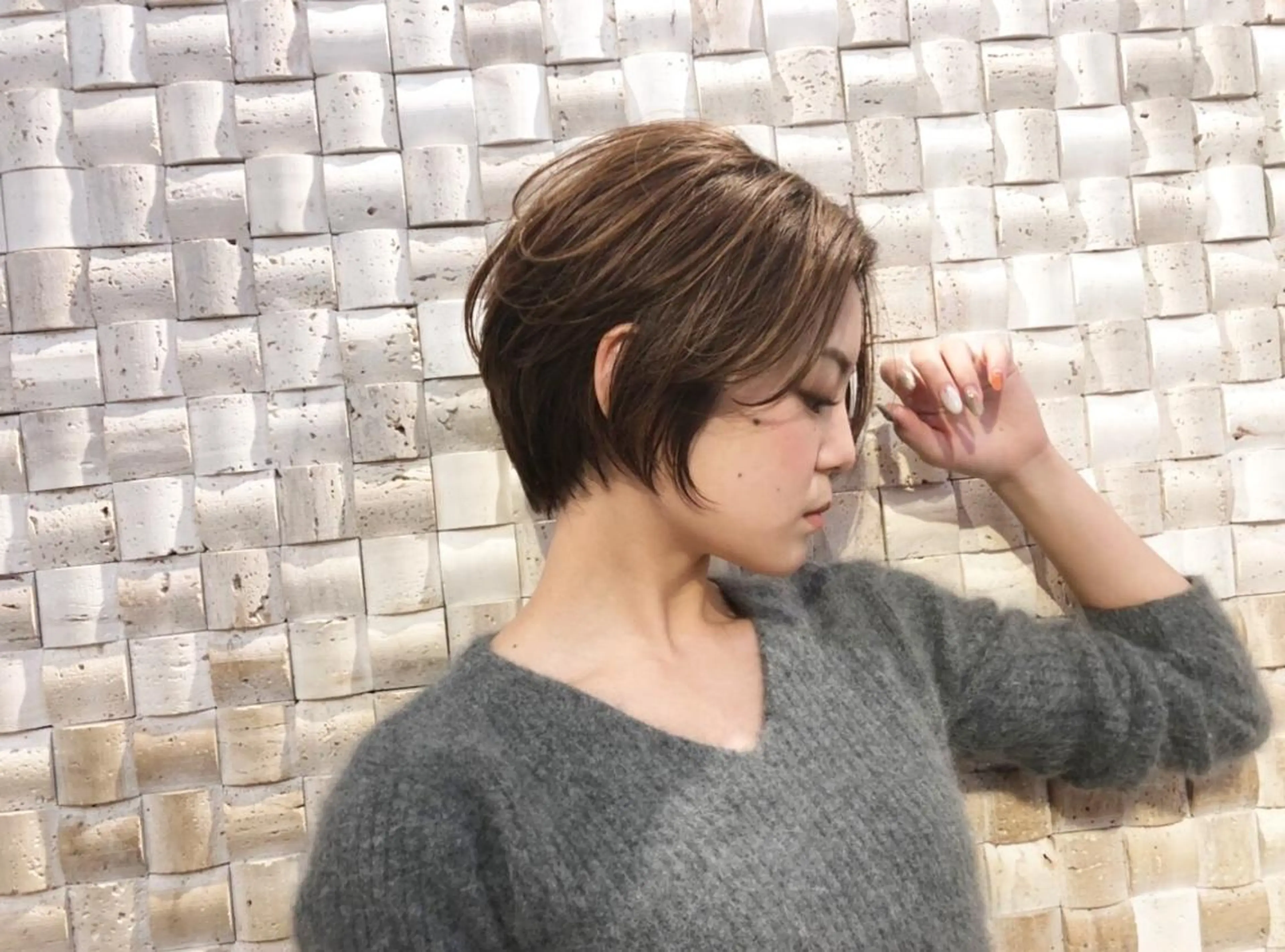 ショート 岡山 亮介のヘアスタイル