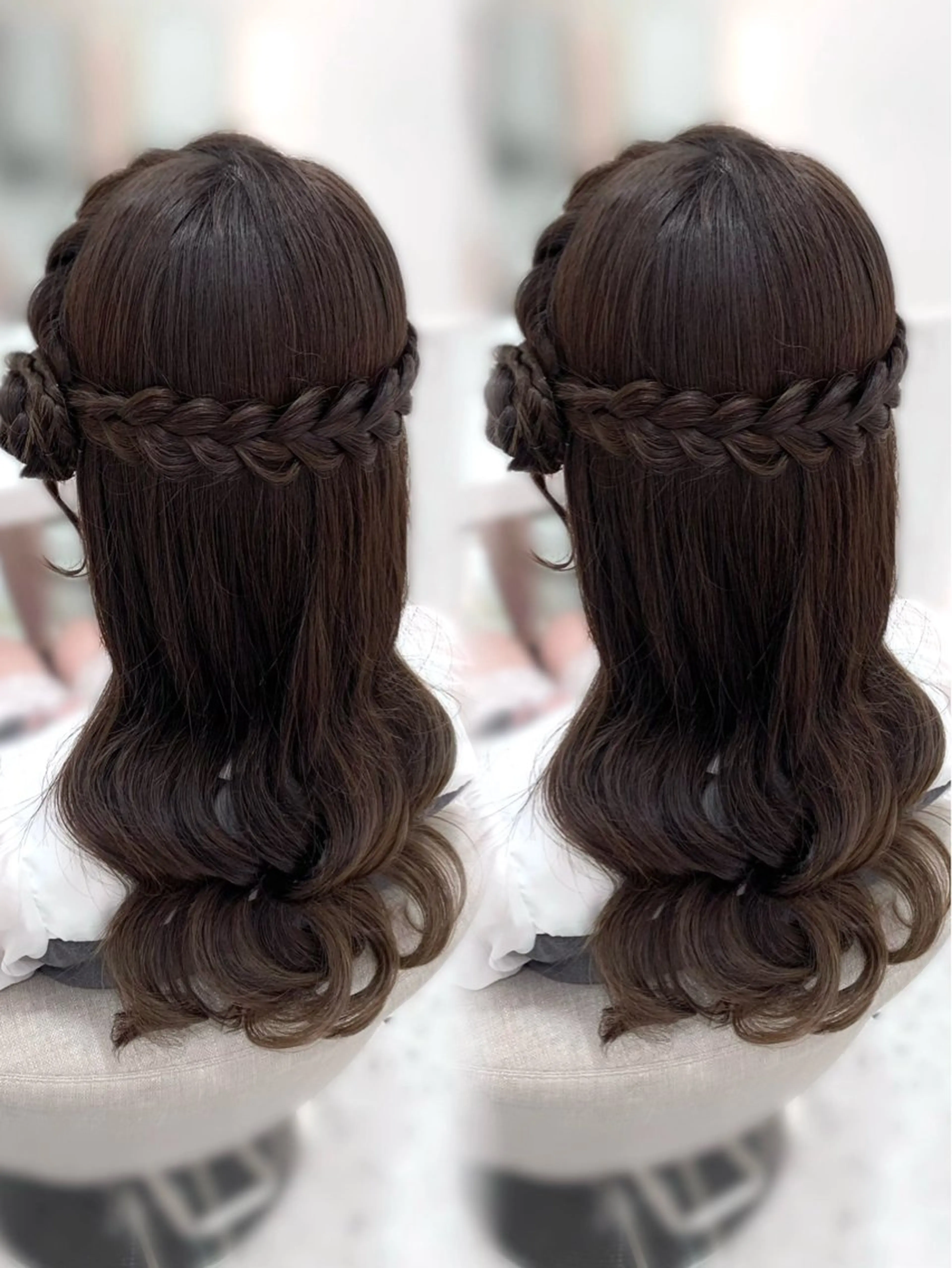 ロング ヘアアレンジ ヘアセット 松村 知佳のヘアスタイル