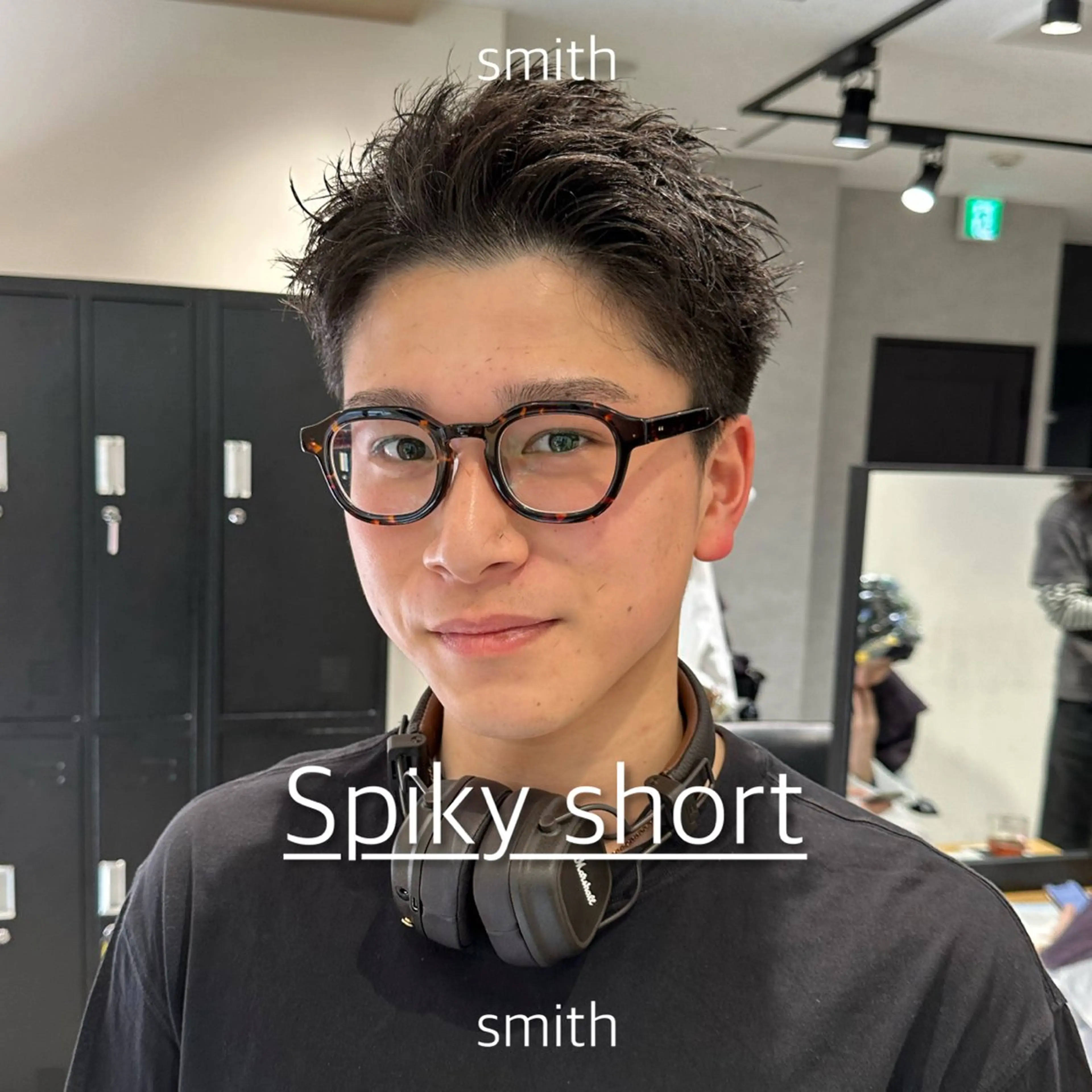 メンズ スパイキーショート カット トリートメント メンズパーマ特化 Gakutoのヘアスタイル