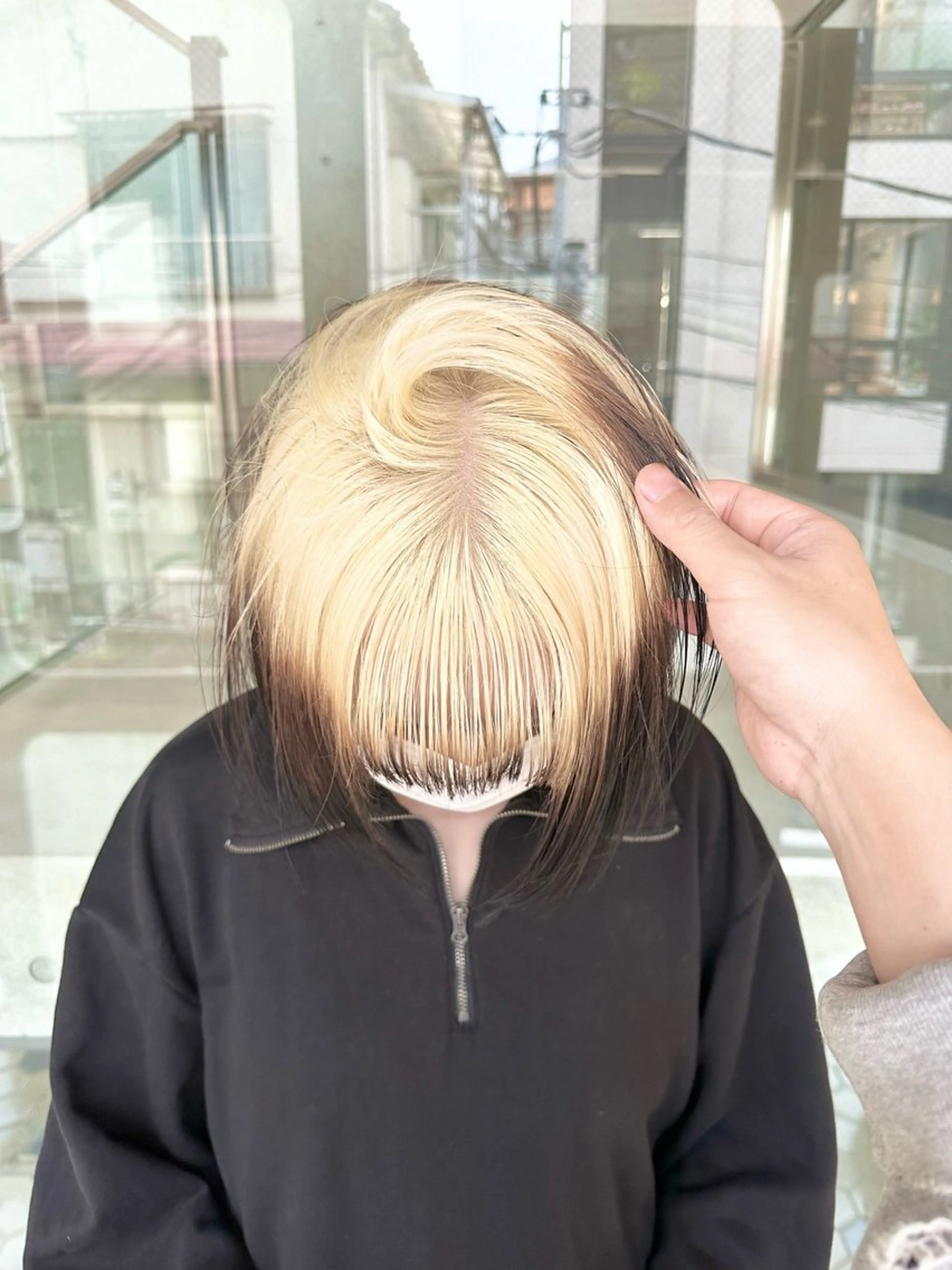 ショート カラー デザインカラー ヘアカラー トリートメント ヘッドスパ ヘアセット kai .のヘアスタイル