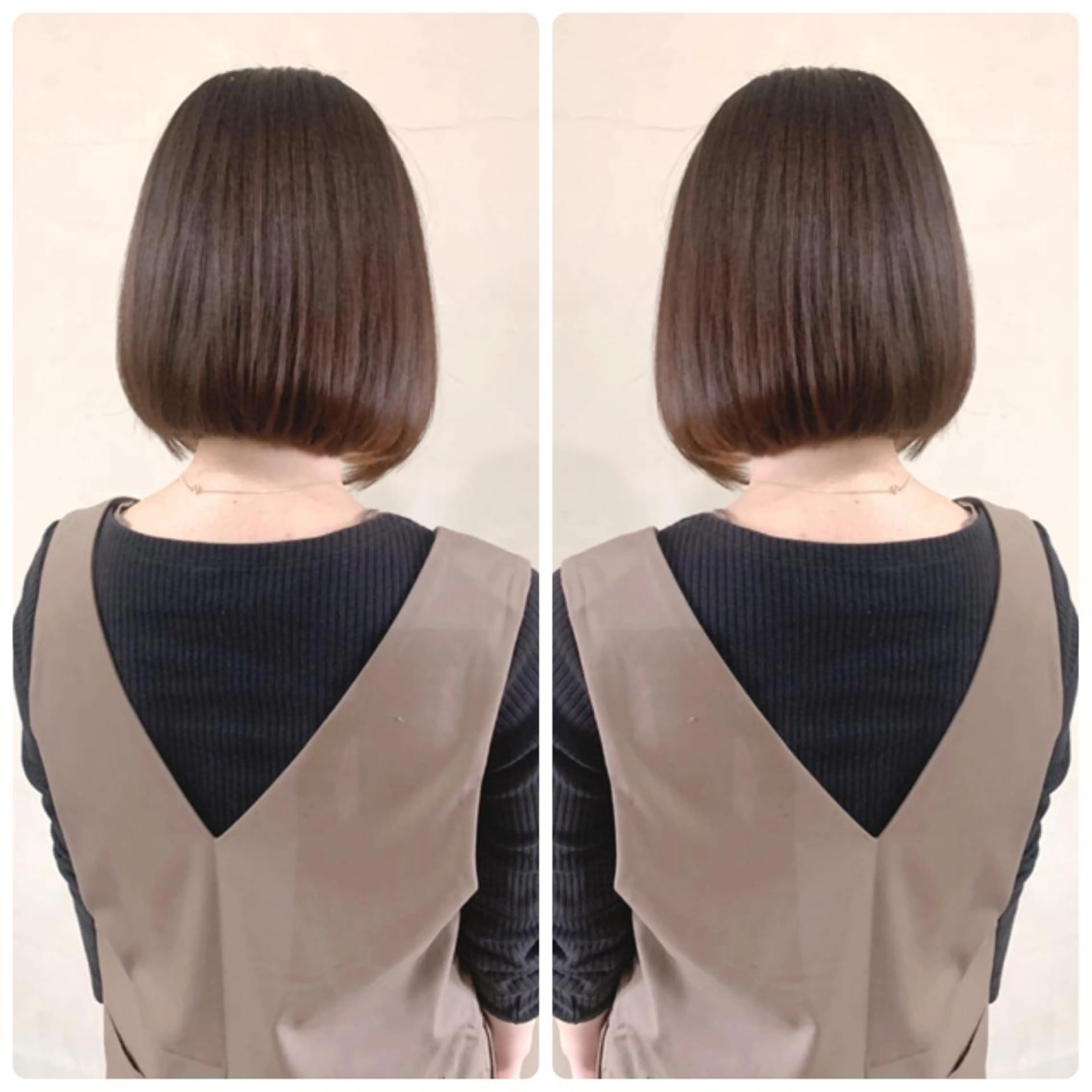 ショート パーマ アッシュ ボブ くびれヘア ハイライト 韓国風ヘア カット 縮毛矯正 京都/烏丸/ショート 徒歩1分/秋山のヘアスタイル