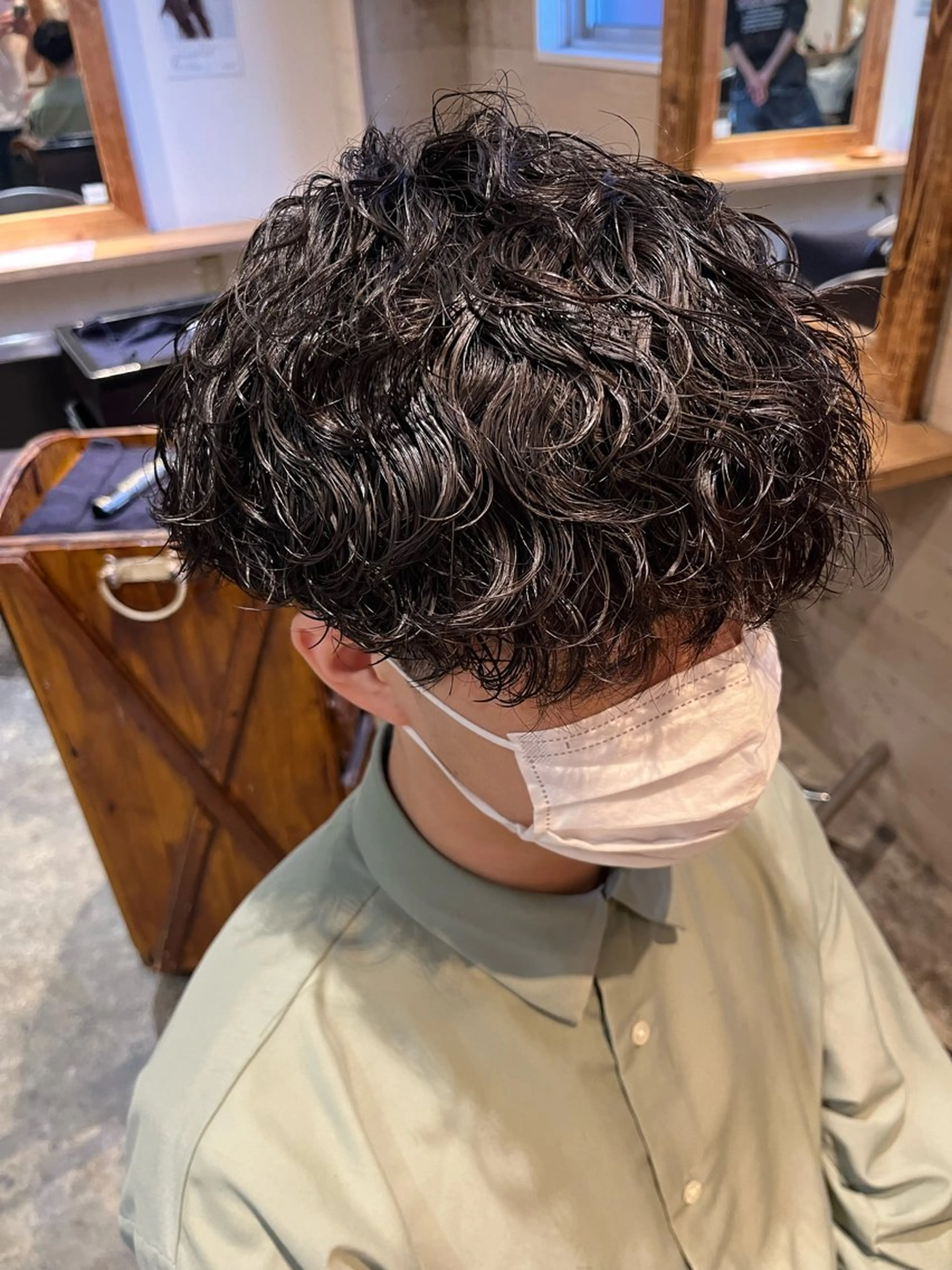 パーマ メンズ カット パーマ トリートメント ヘアセット 👑メンズパーマの 天才店長望月👑のヘアスタイル
