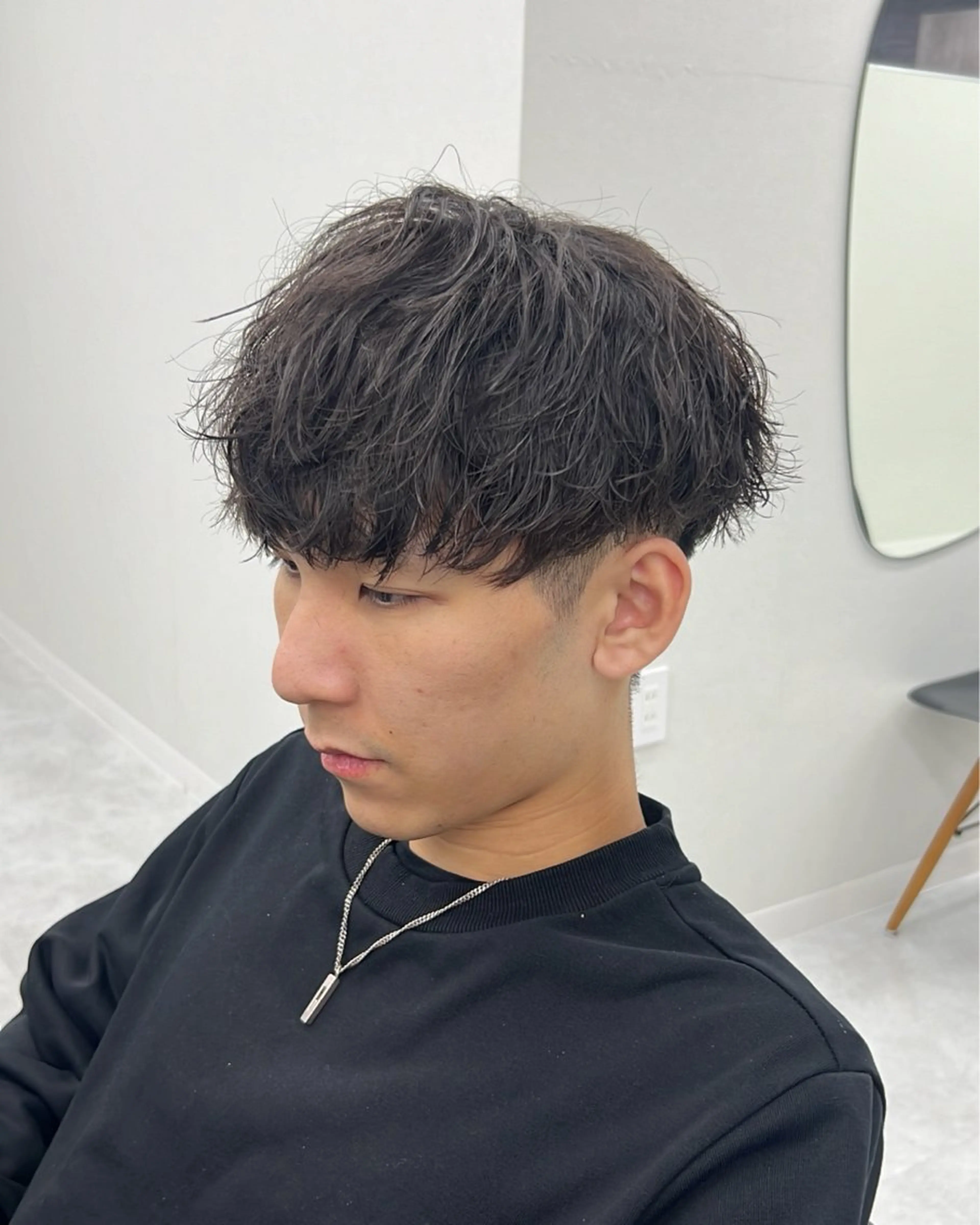 パーマ メンズ カット パーマ トリートメント ヘアセット シャドウパーマ/ メンズ/KENTAのヘアスタイル