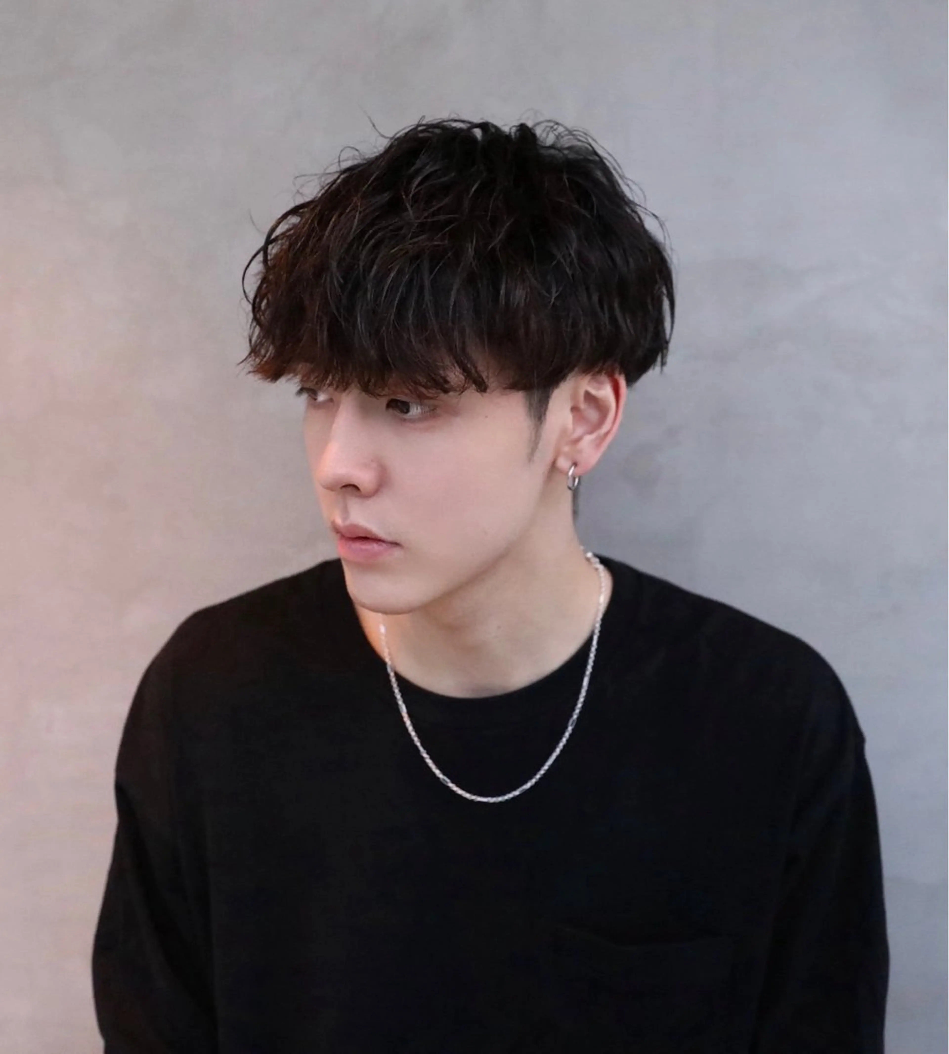 メンズ マッシュ メンズパーマ カット パーマ 韓国風hair💕 Kanonのヘアスタイル