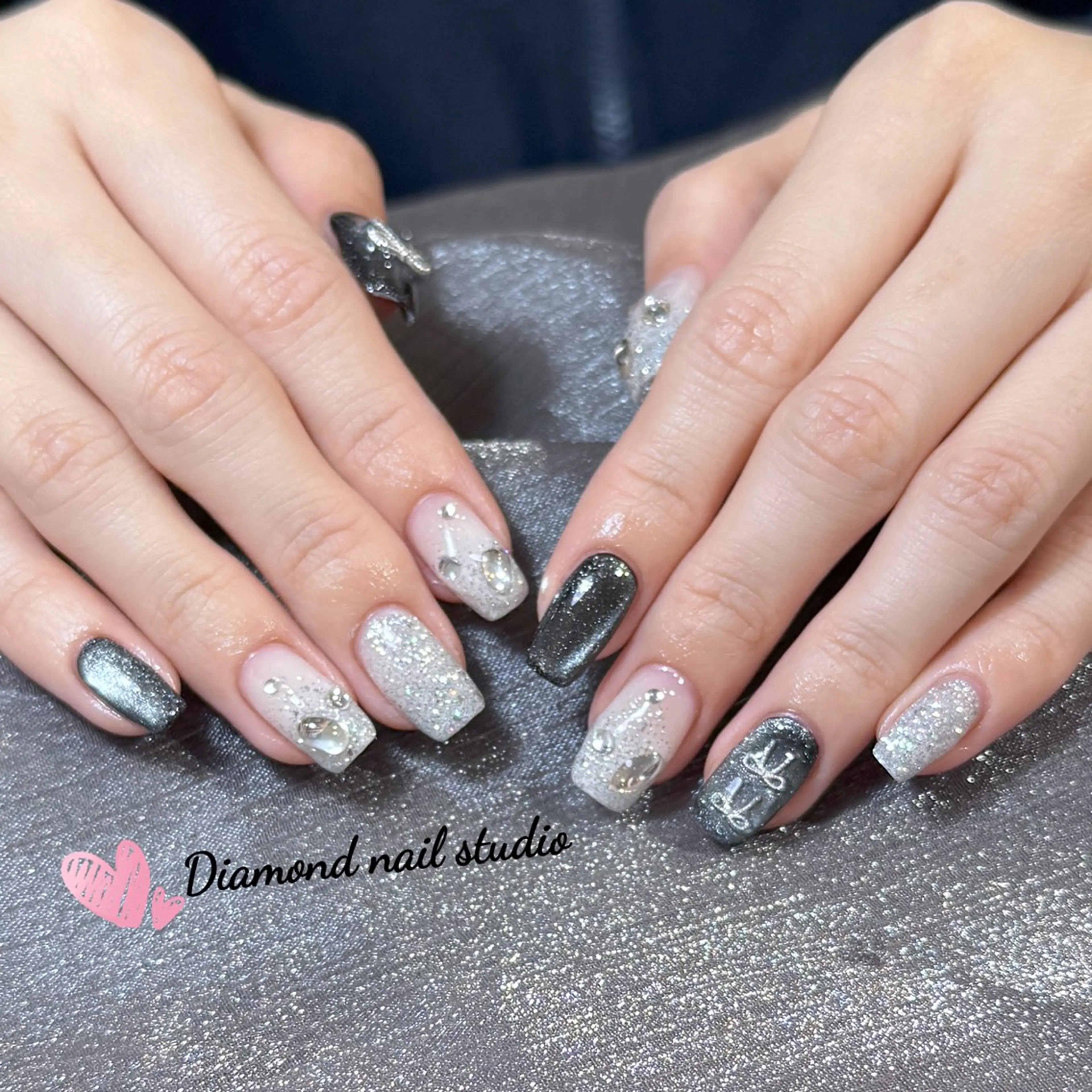 ネイル ハンドネイル ハンドケア Diamond 🧚🏻‍♀️のネイルデザイン