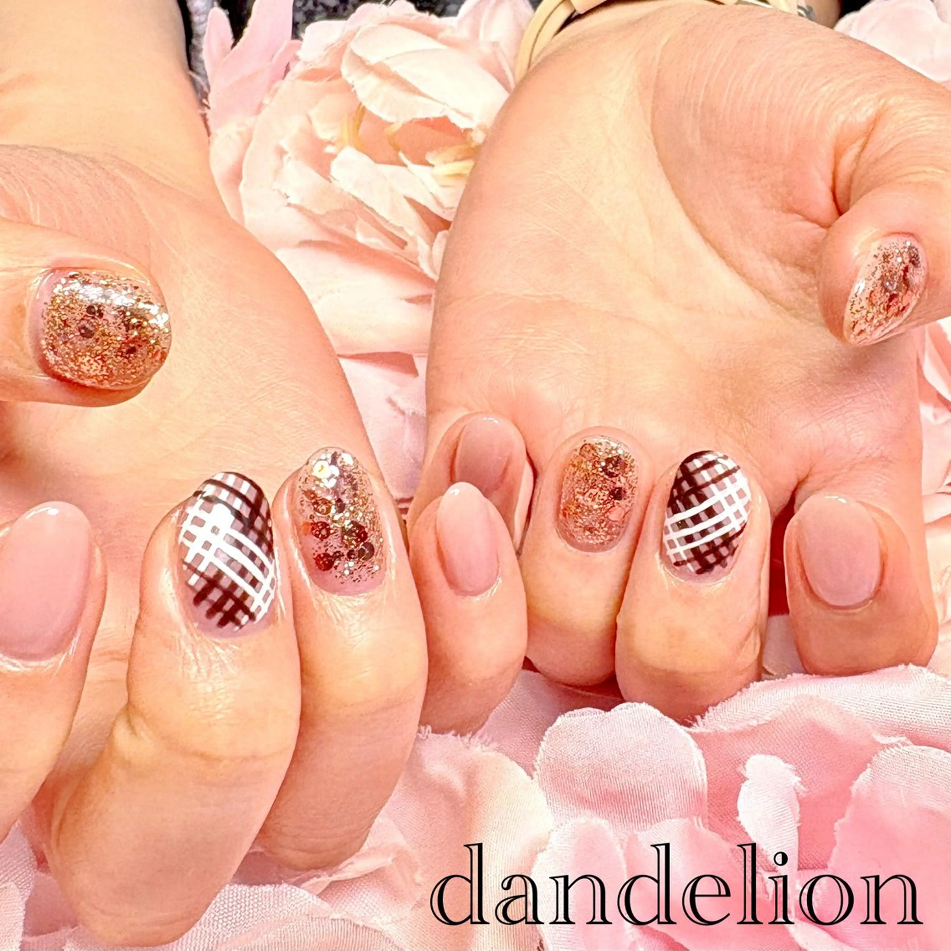 ネイル ハンドネイル ハンドケア dandelion ダンデライオンのネイルデザイン