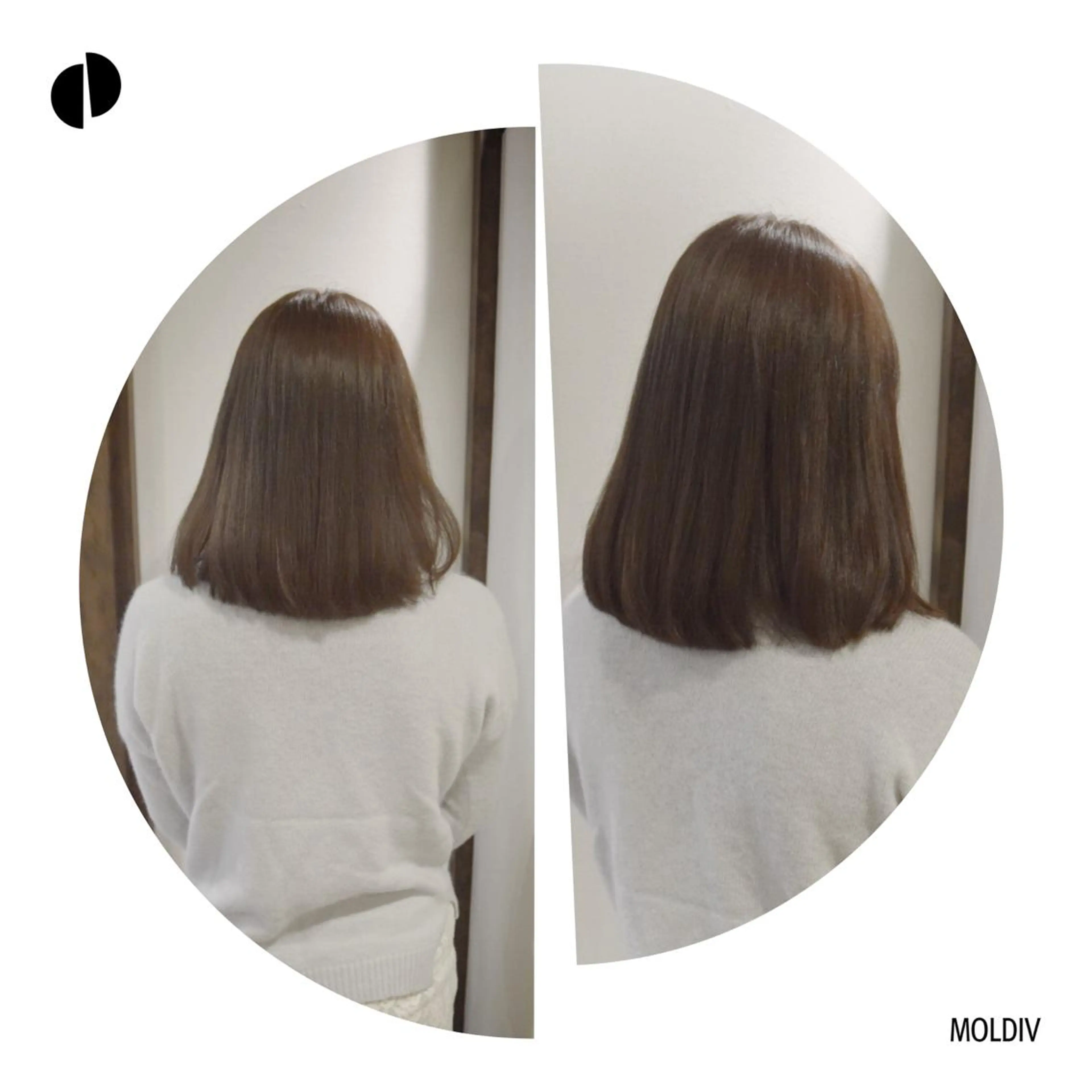 ミディアム カラー グレージュ ✨縮毛矯正✨髪質改善 ナカシマ ユミのヘアスタイル