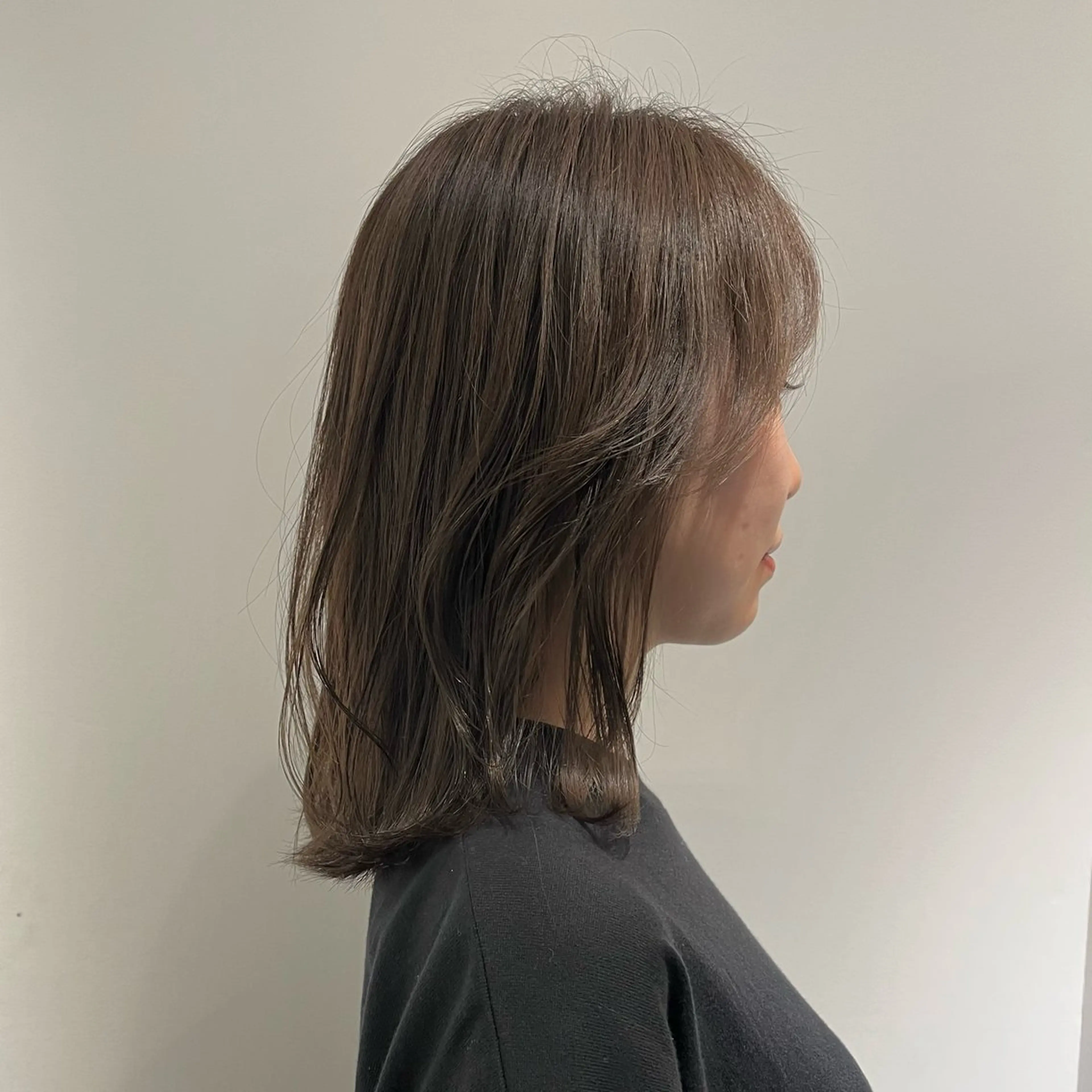 ミディアム レイヤー/ボブ /カット泉谷七登のヘアスタイル