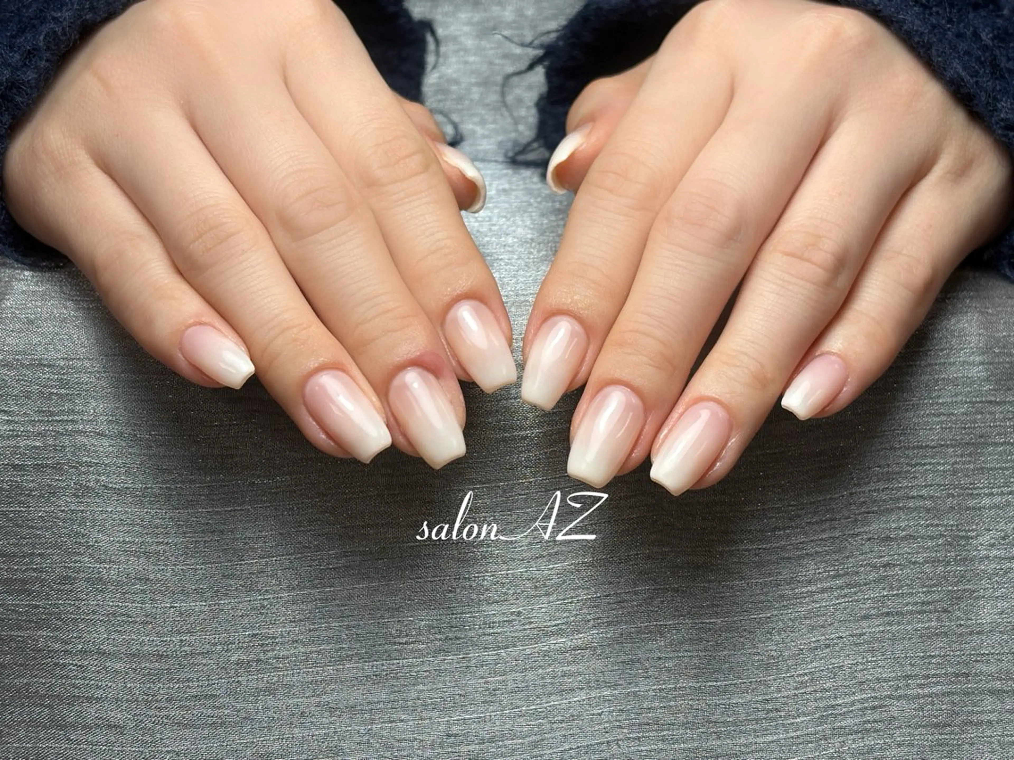 ネイル 長さ出し フットネイル フレンチネイル マグネットネイル ニュアンスネイル ハンドネイル salonAZ トップネイリストのネイルデザイン