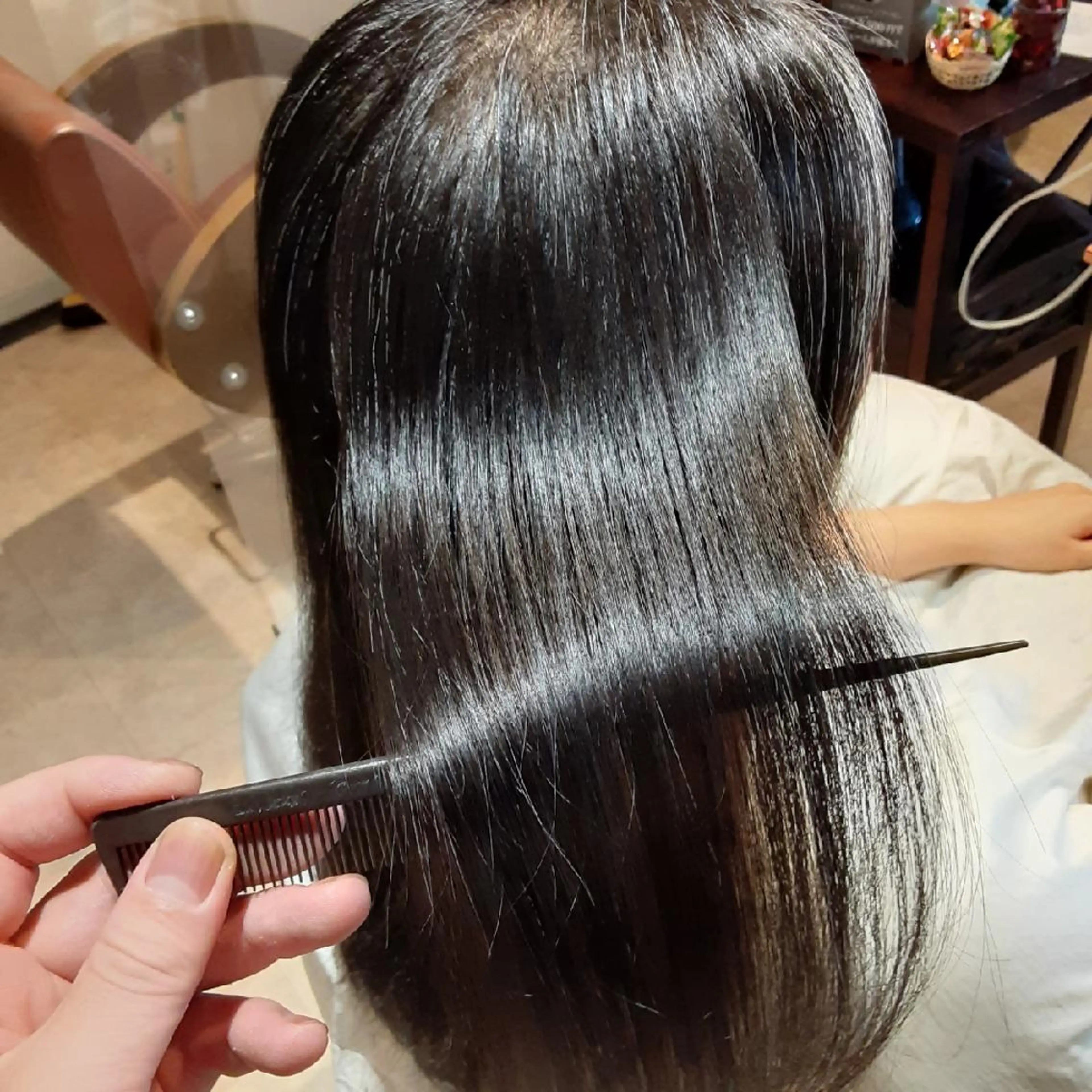 ロング カット 縮毛矯正 AHL creation所属・美髪矯正師☆ 牛田のヘアスタイル
