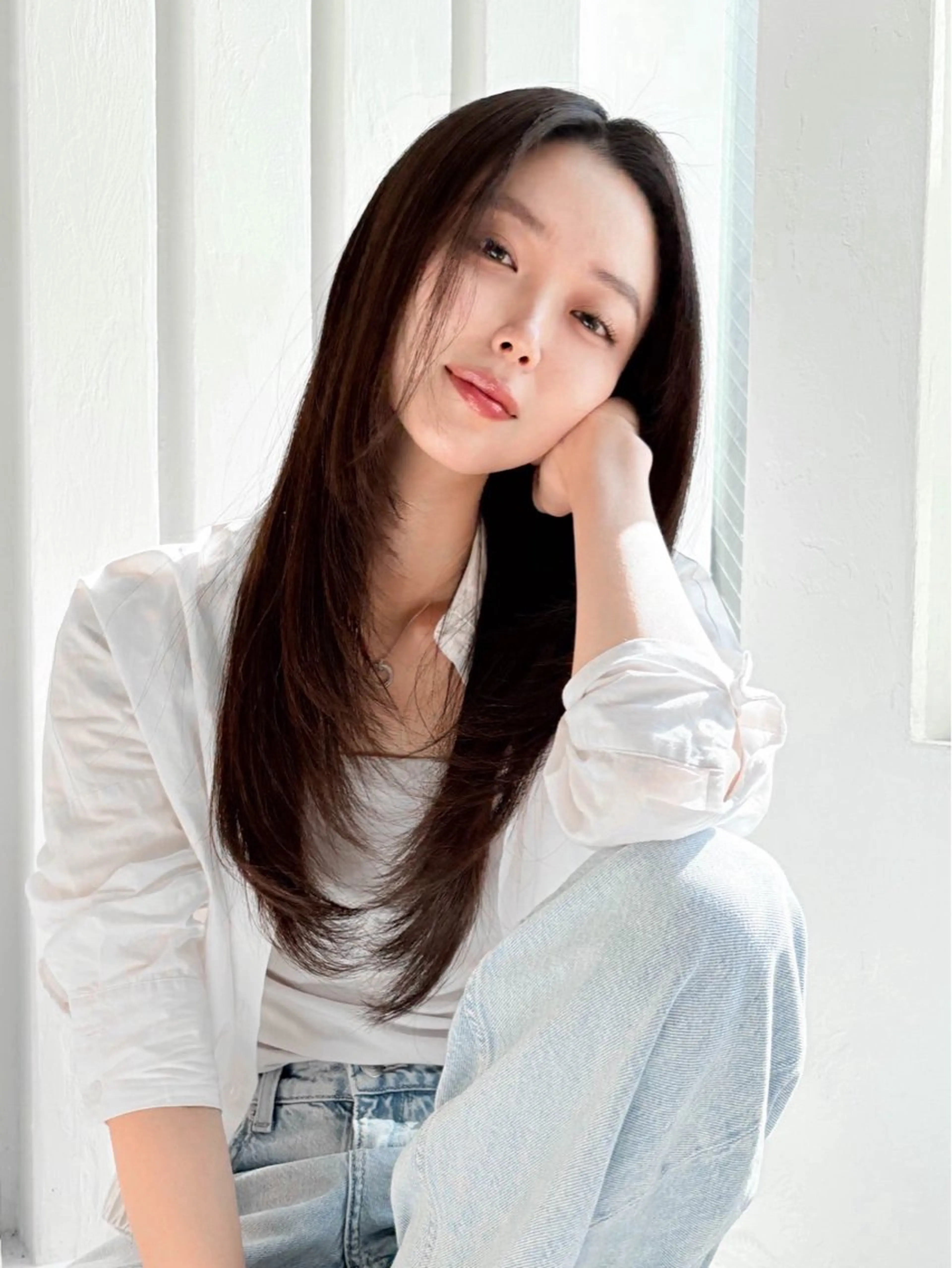 ロング 久米 文弥のヘアスタイル