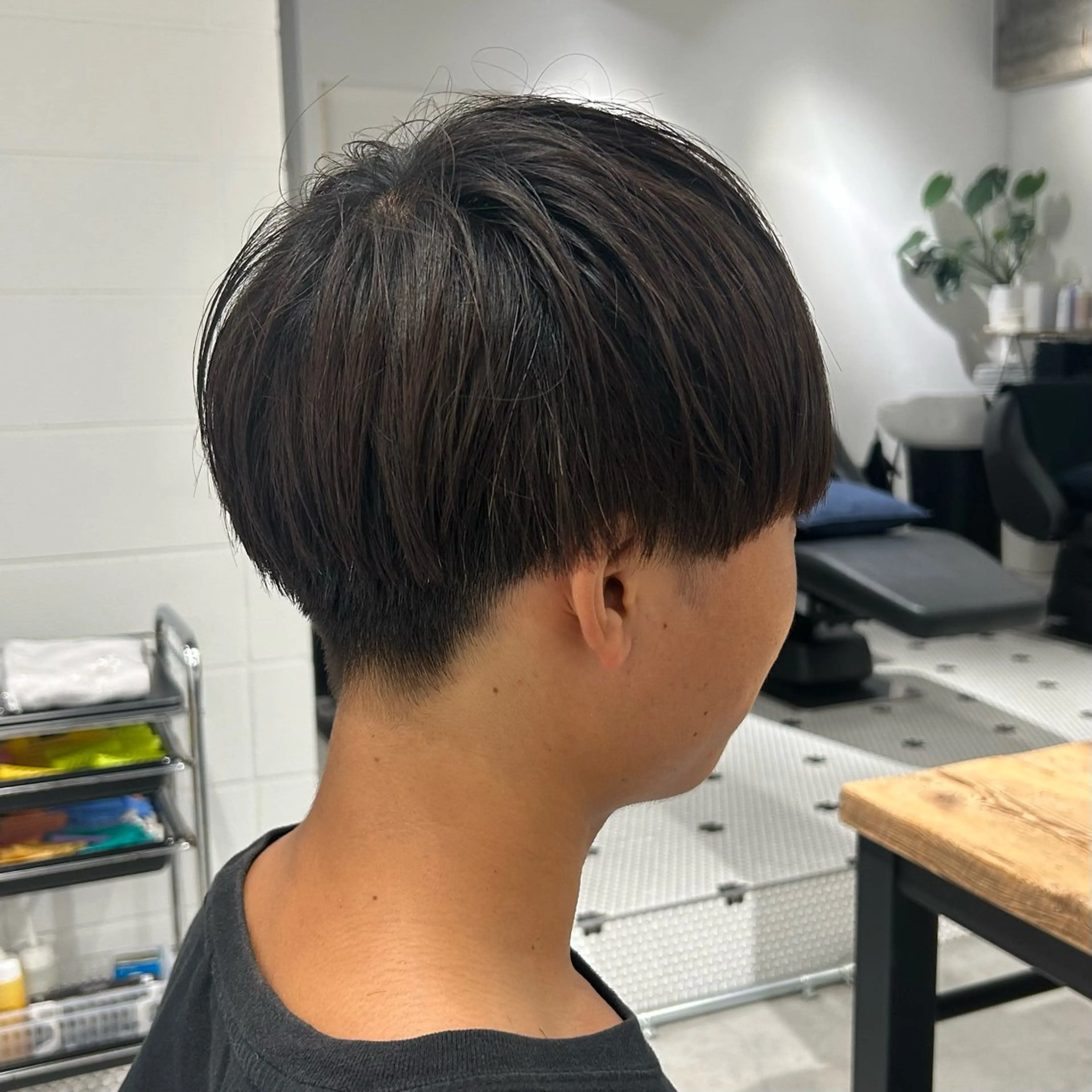 メンズ マッシュ ツーブロック 刈り上げ men’s cut /岡本望愛のヘアスタイル