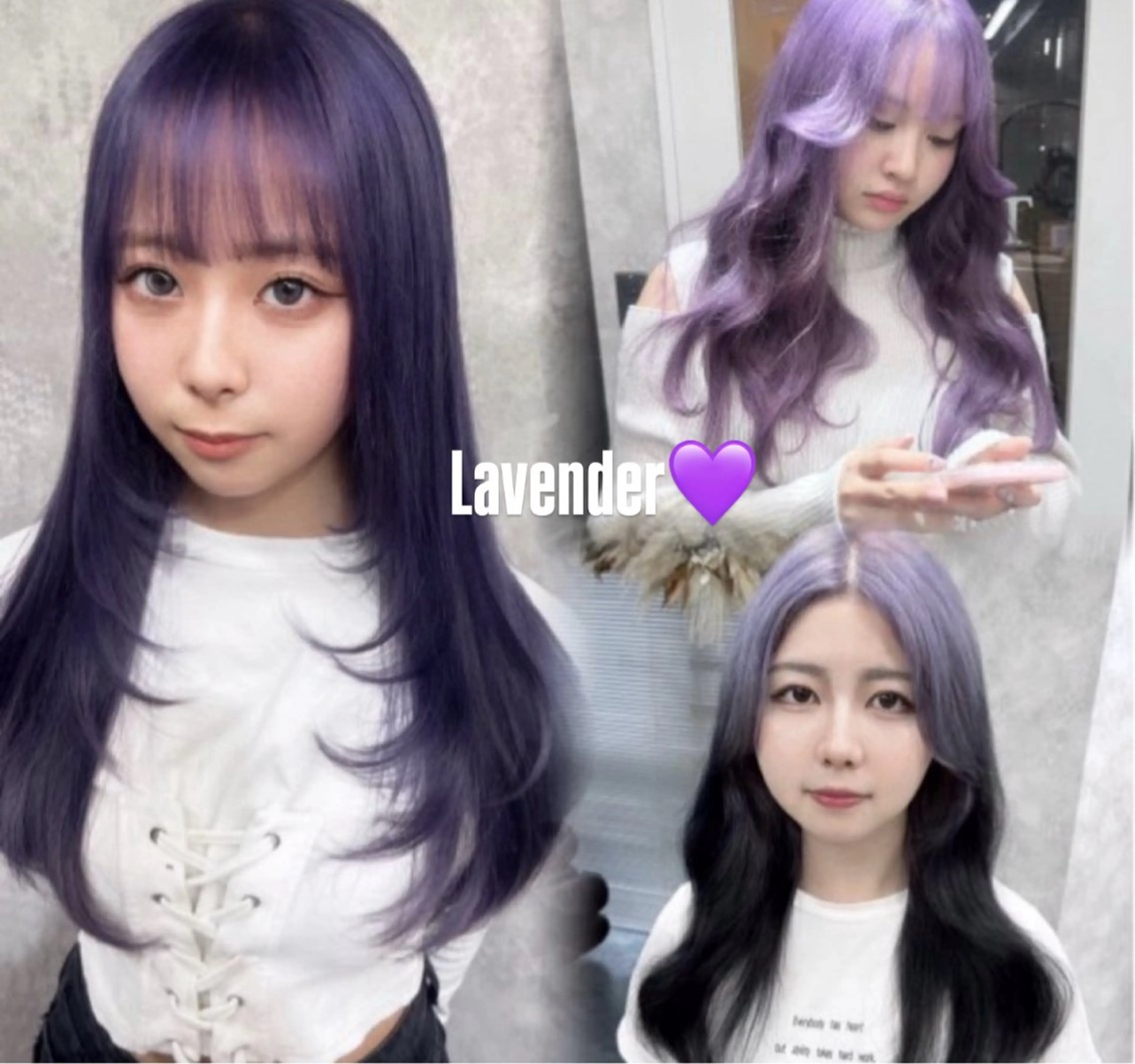 【 ご新規様u24🎀ミニモ限定 】髪色を明るくしたい方ブリーチ１回➕韓国風透明感カラー ➕ダメージケアトリートメント⟡の写真