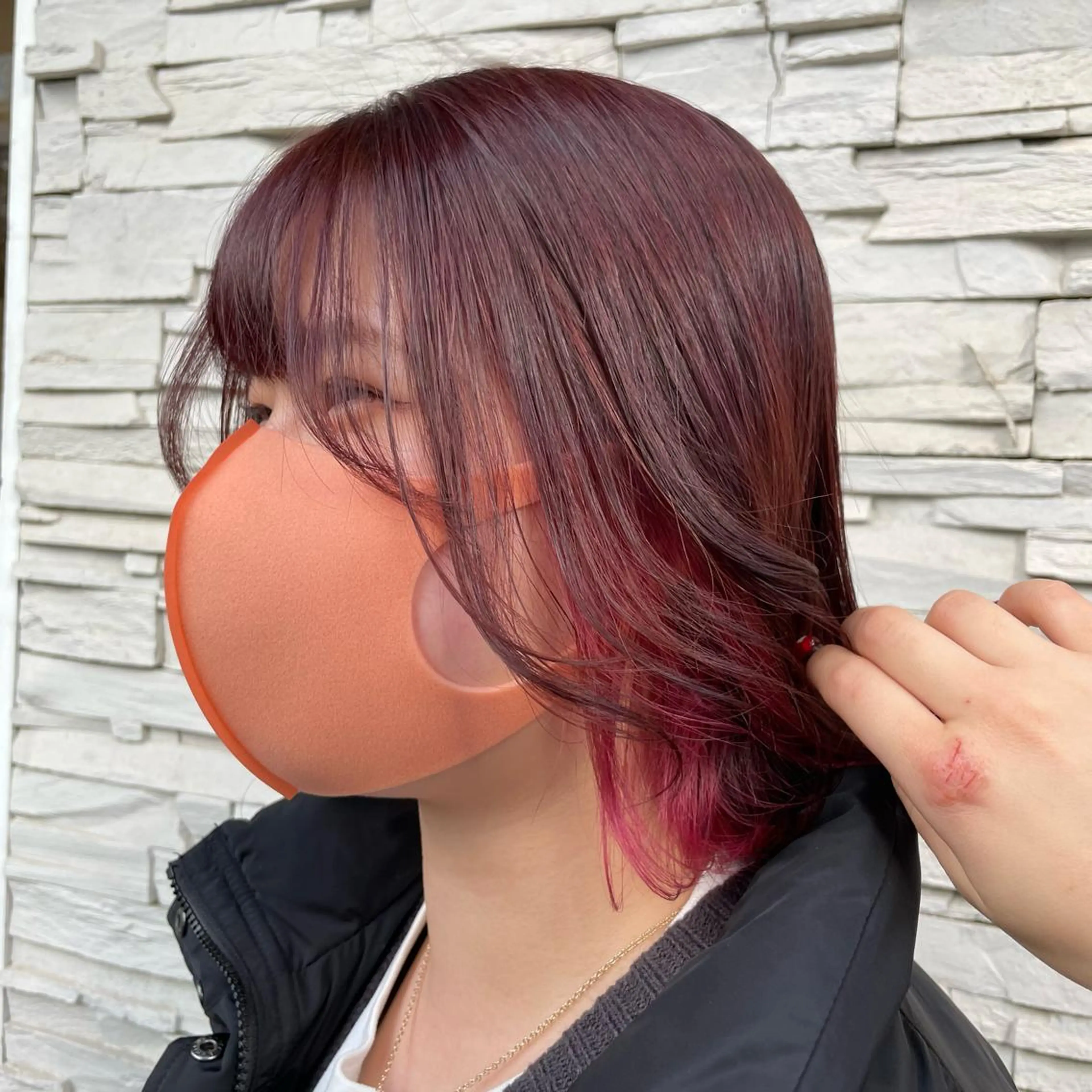 ショート ピンクブラウン ヘアカラー Nao 【EIGHT札幌】のヘアスタイル