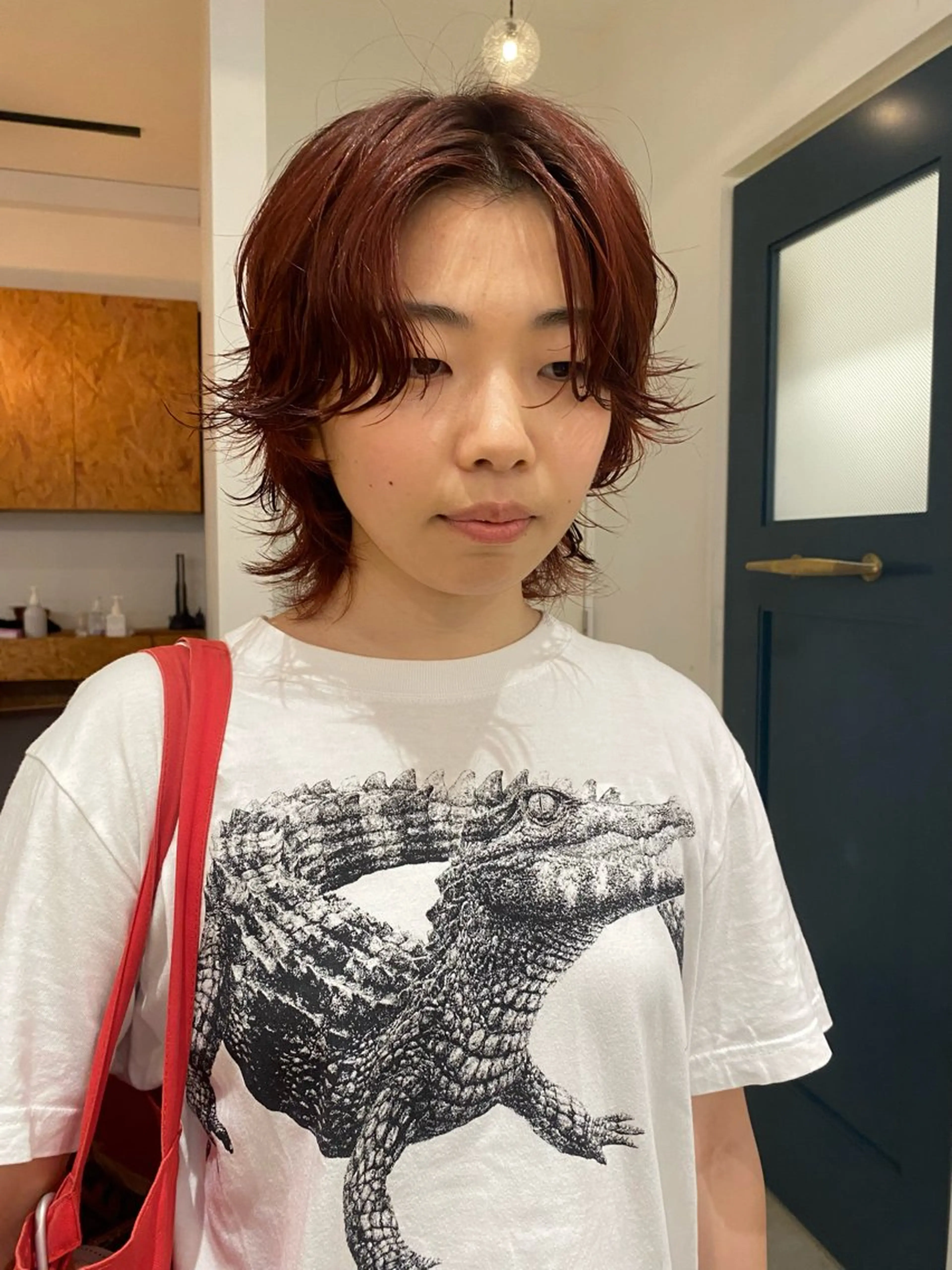 ショート ヘアカラー トリートメント YUUK I/レイヤーのヘアスタイル