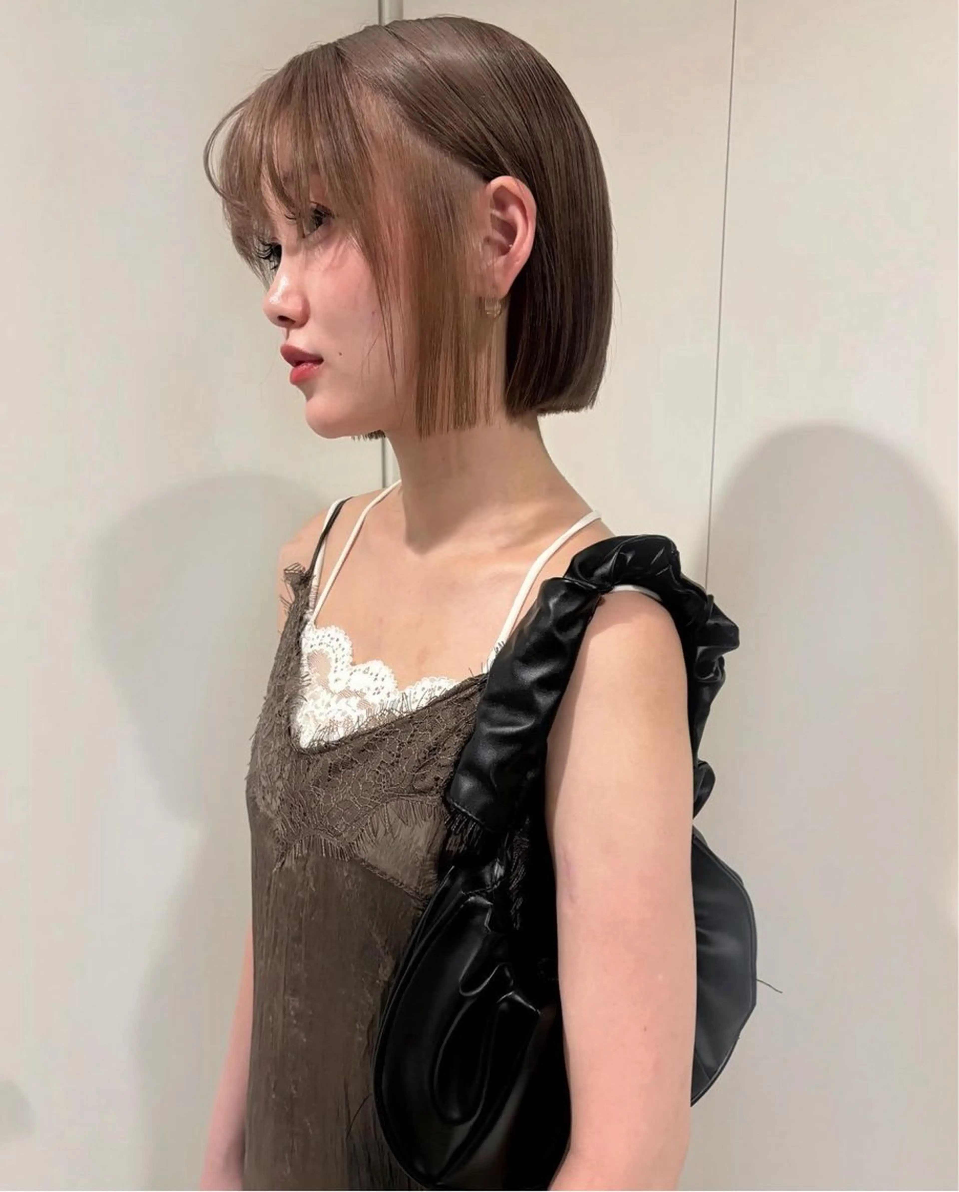 ショート ボブ 梅田無料カットモデル りんくのヘアスタイル