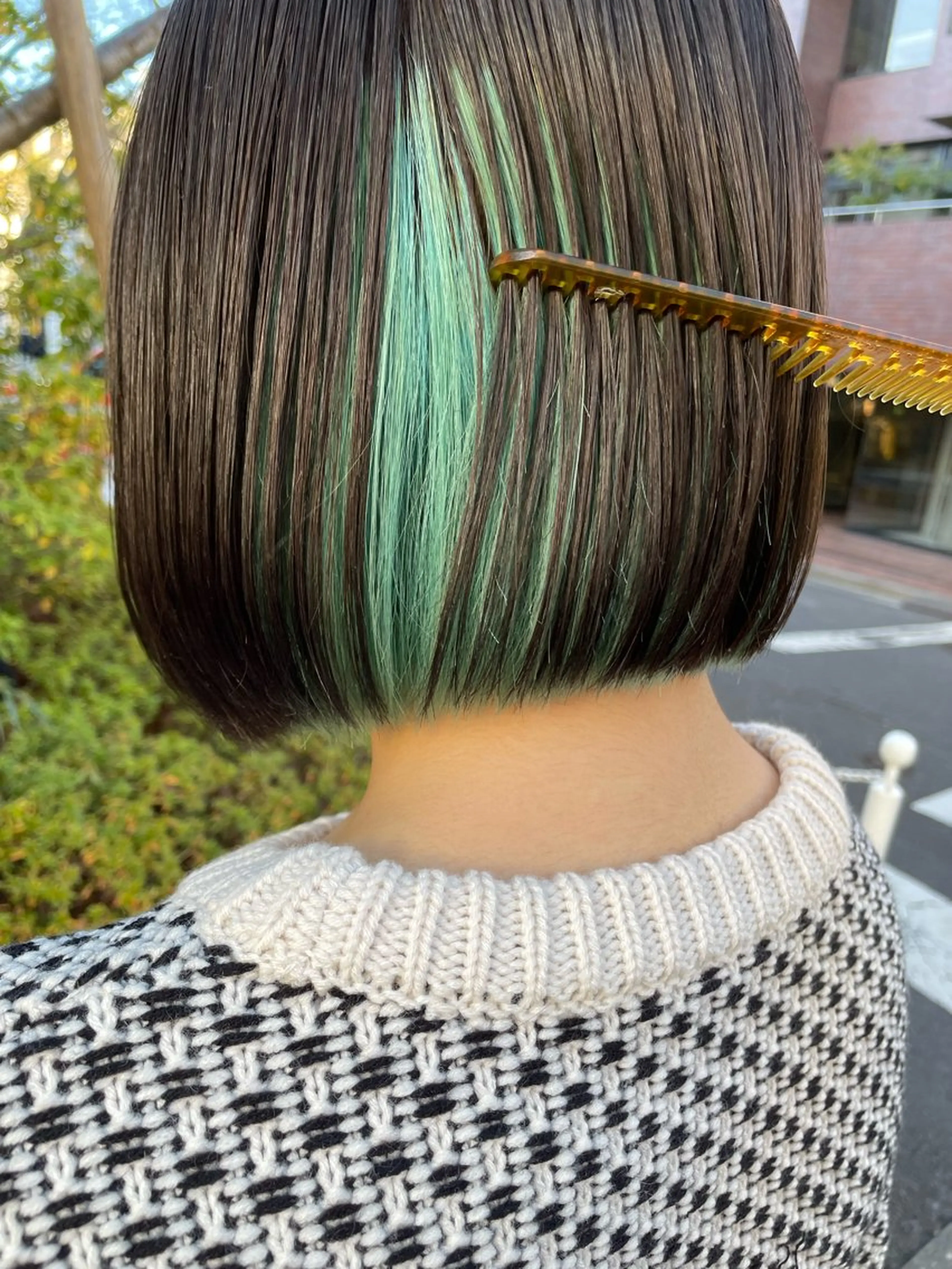 ミディアム カラー 増井 歩夢のヘアスタイル