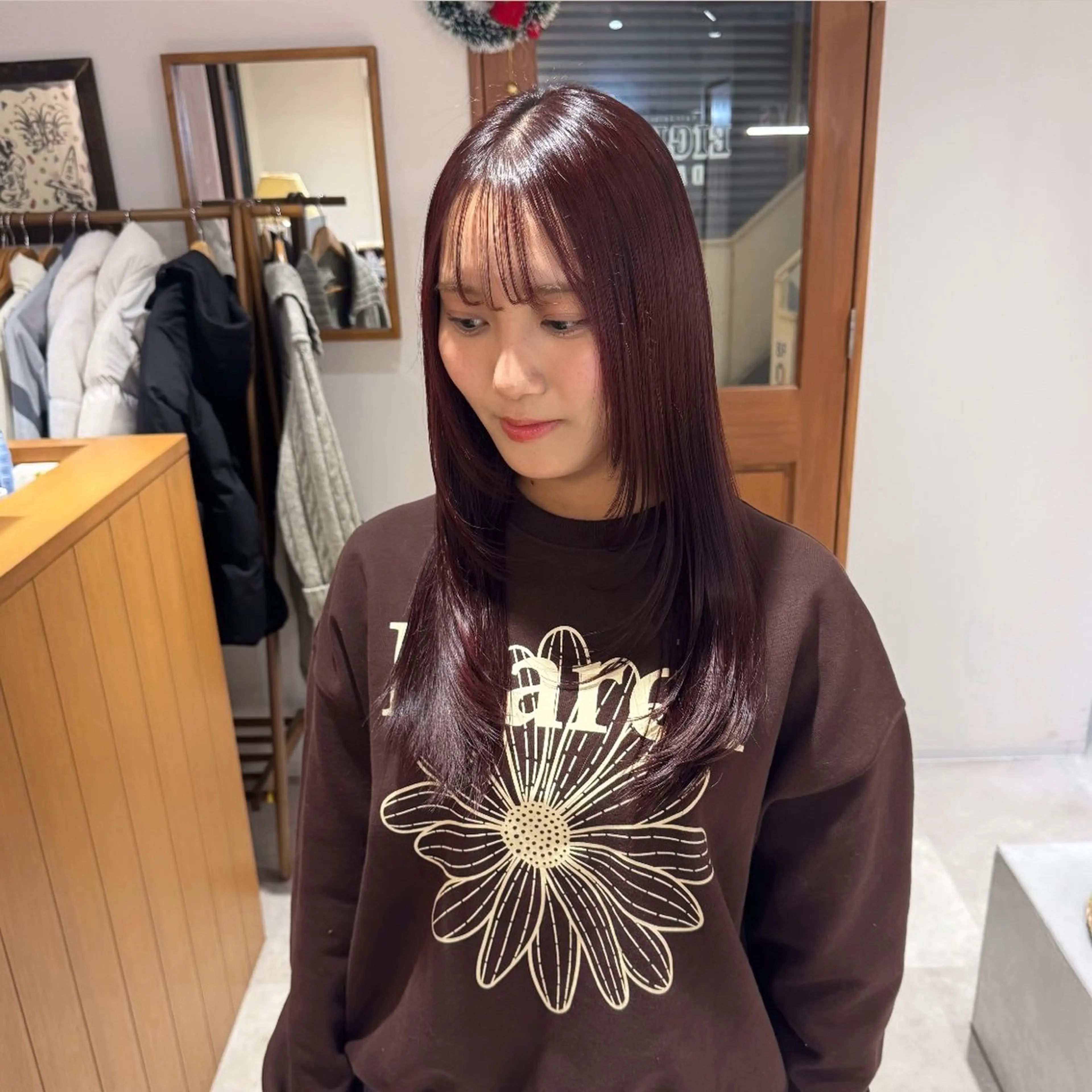 ロング カラー ヘアアレンジ ヘアカラー 山口 摩七斗のヘアスタイル