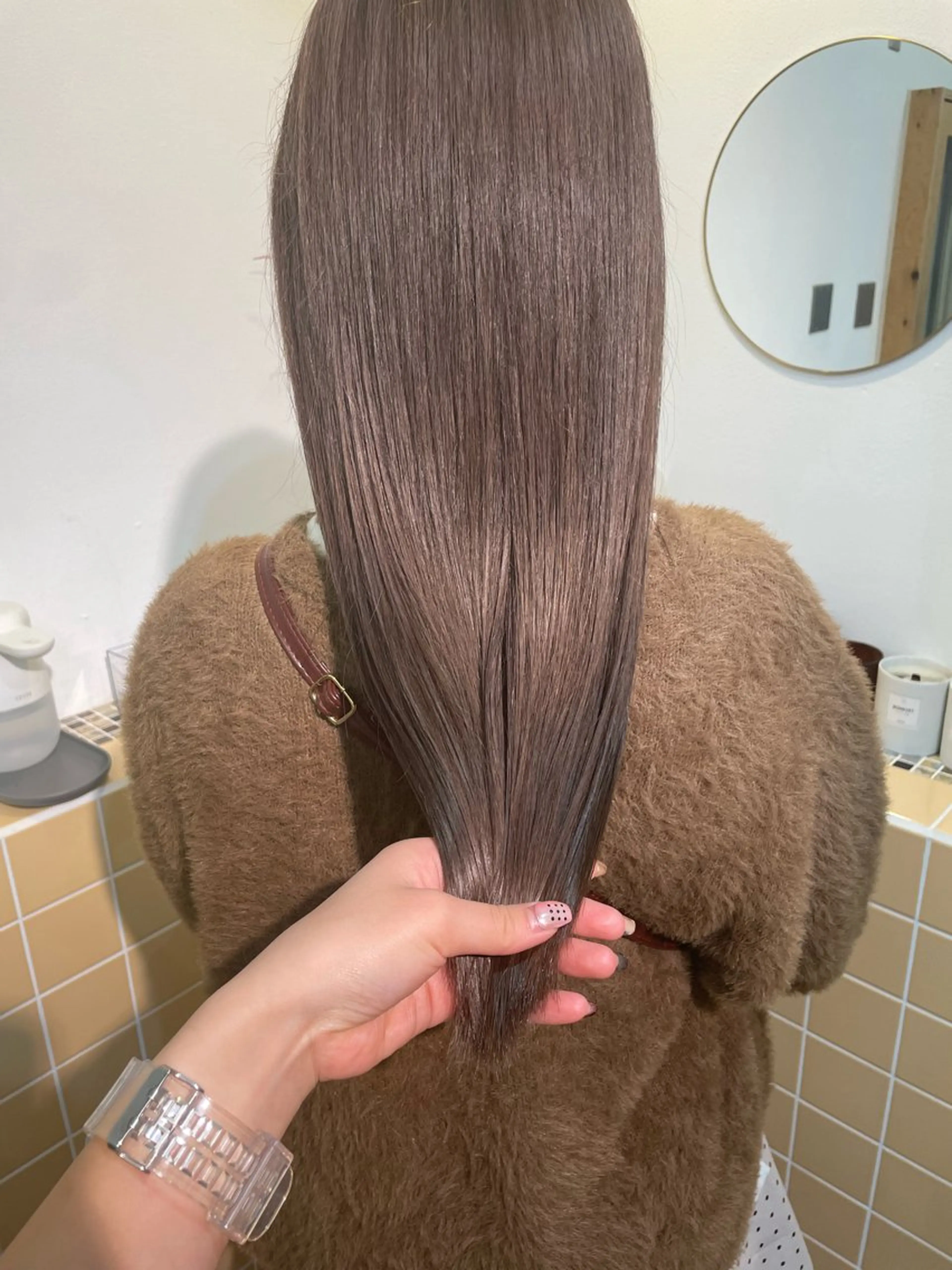 ロング カラー カット ヘアカラー トリートメント sakura🌸 レイヤー/nelkeのヘアスタイル