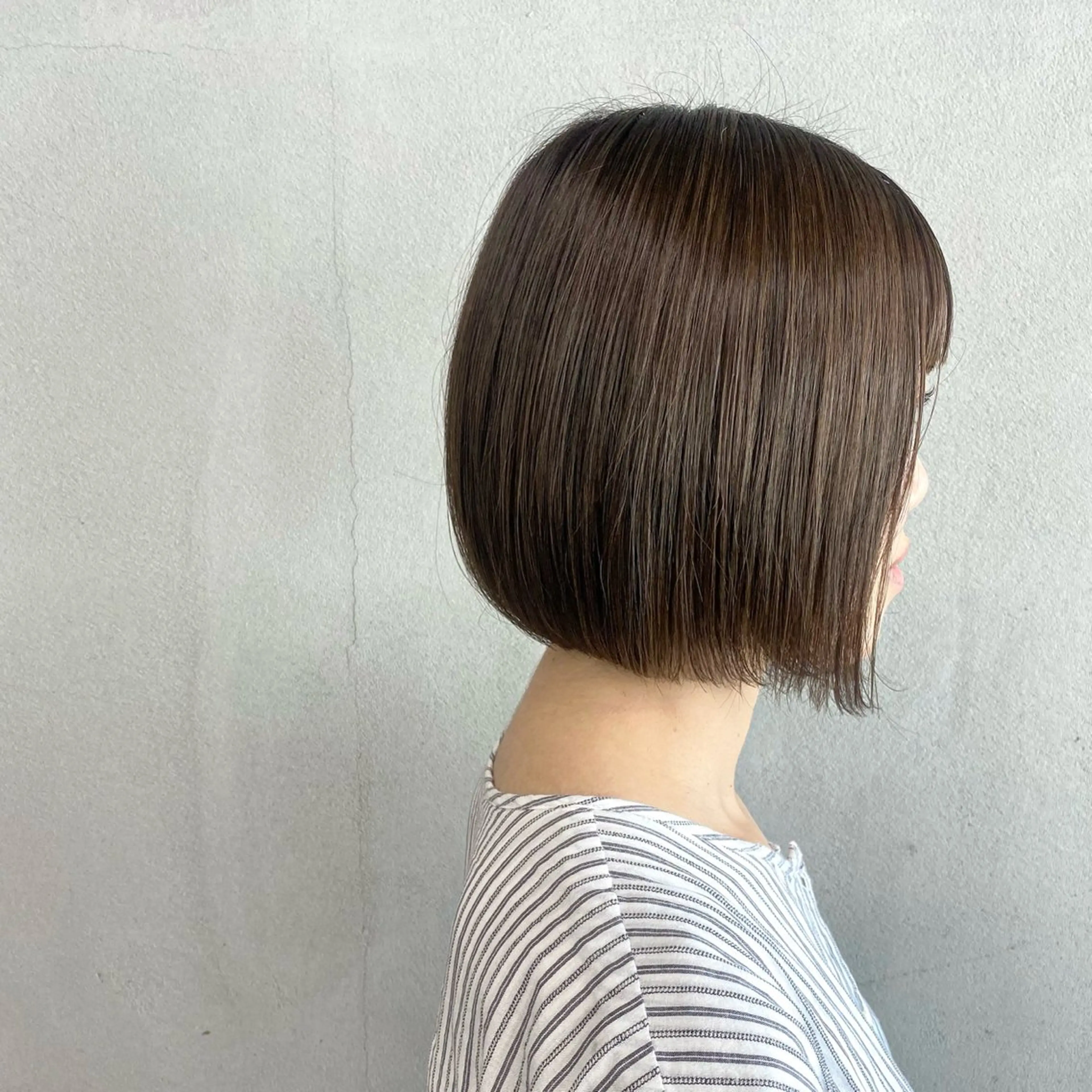 ショート カラー ヘアアレンジ 前下がりボブ ボブ カット ヘアカラー トリートメント #tag 佐藤璃美のヘアスタイル