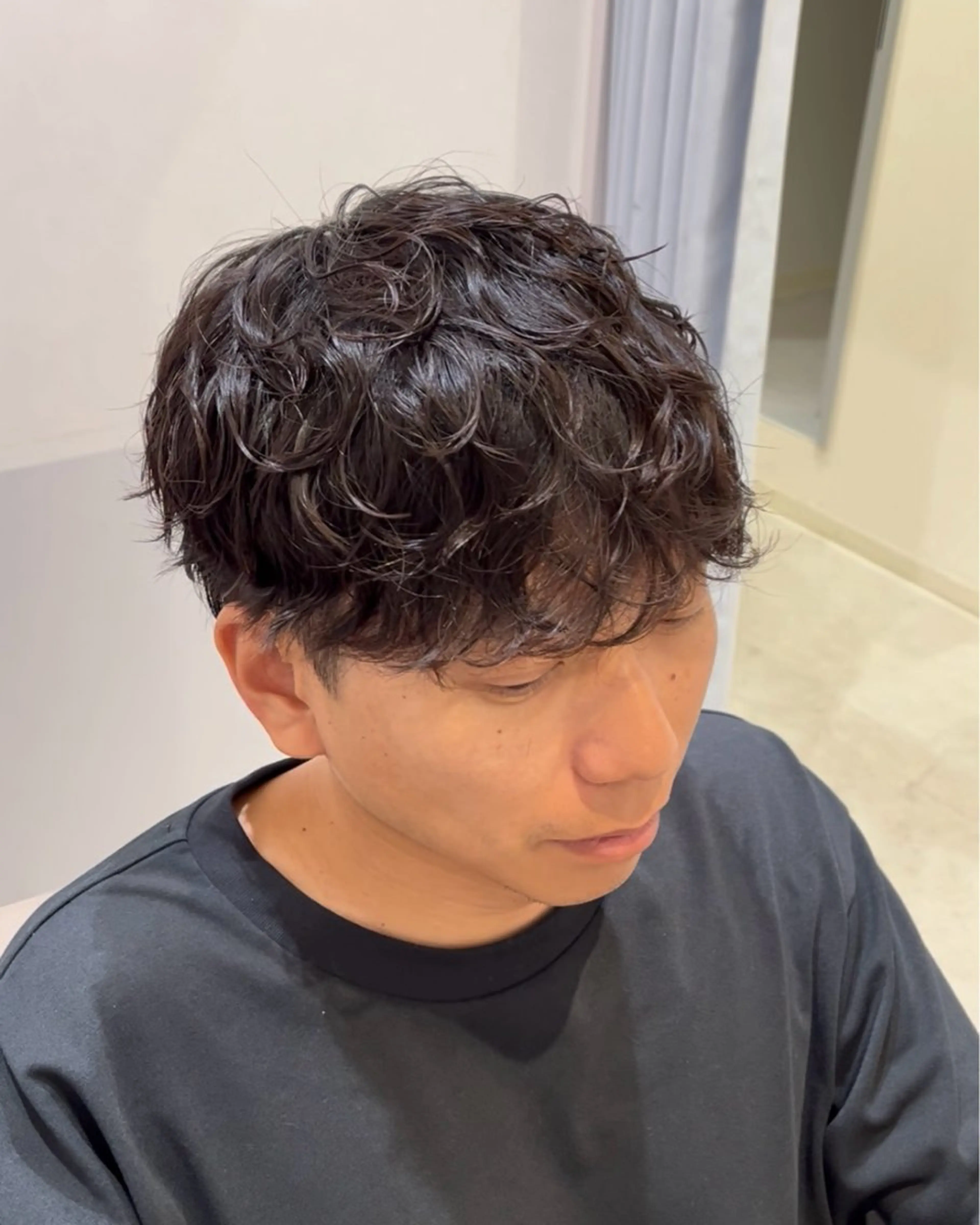 ショート カット パーマ 吉田 笙乃のヘアスタイル