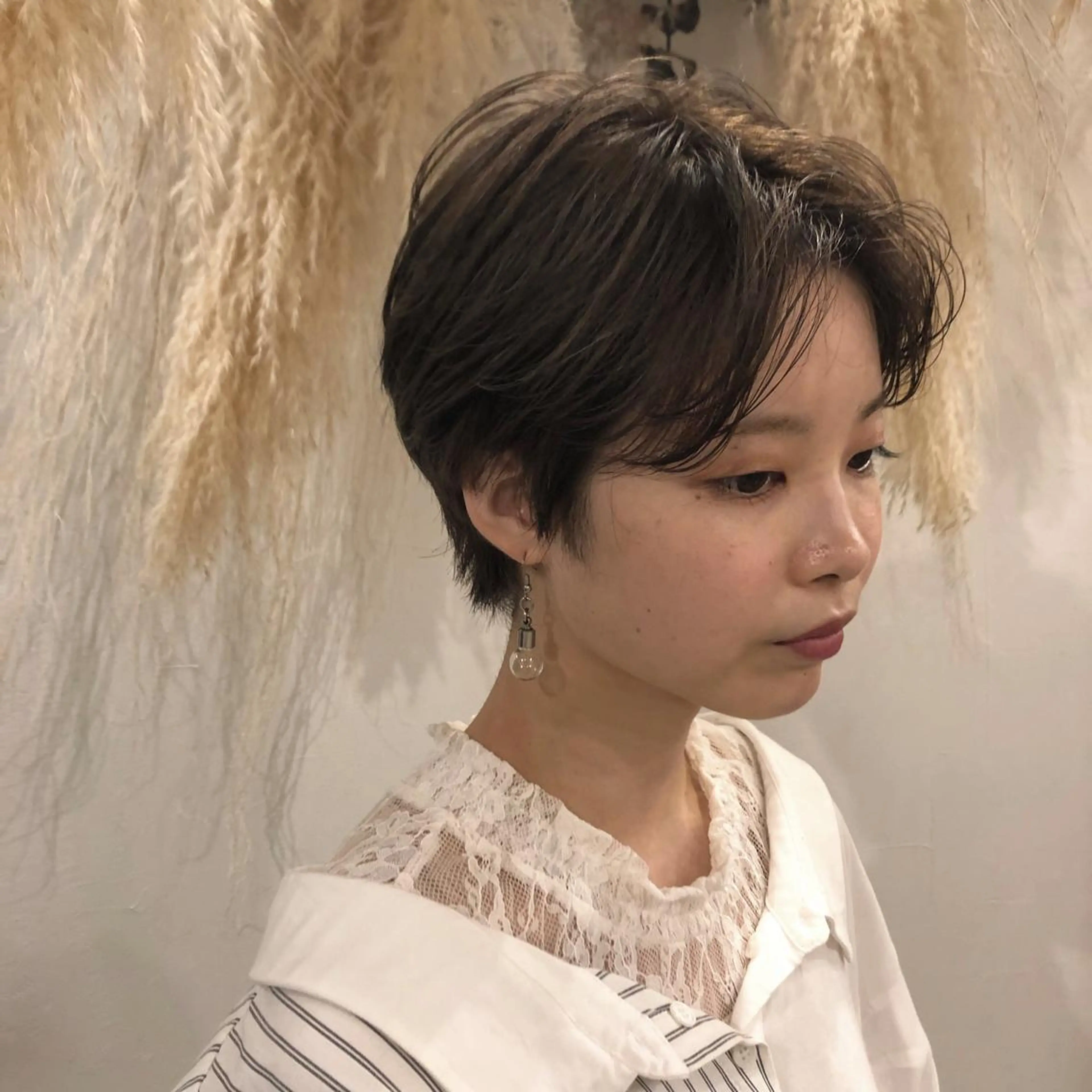 ショート カラー ハンサムショート グレージュ ショートヘア 髪の悩みを解決！ 那須達敦のヘアスタイル