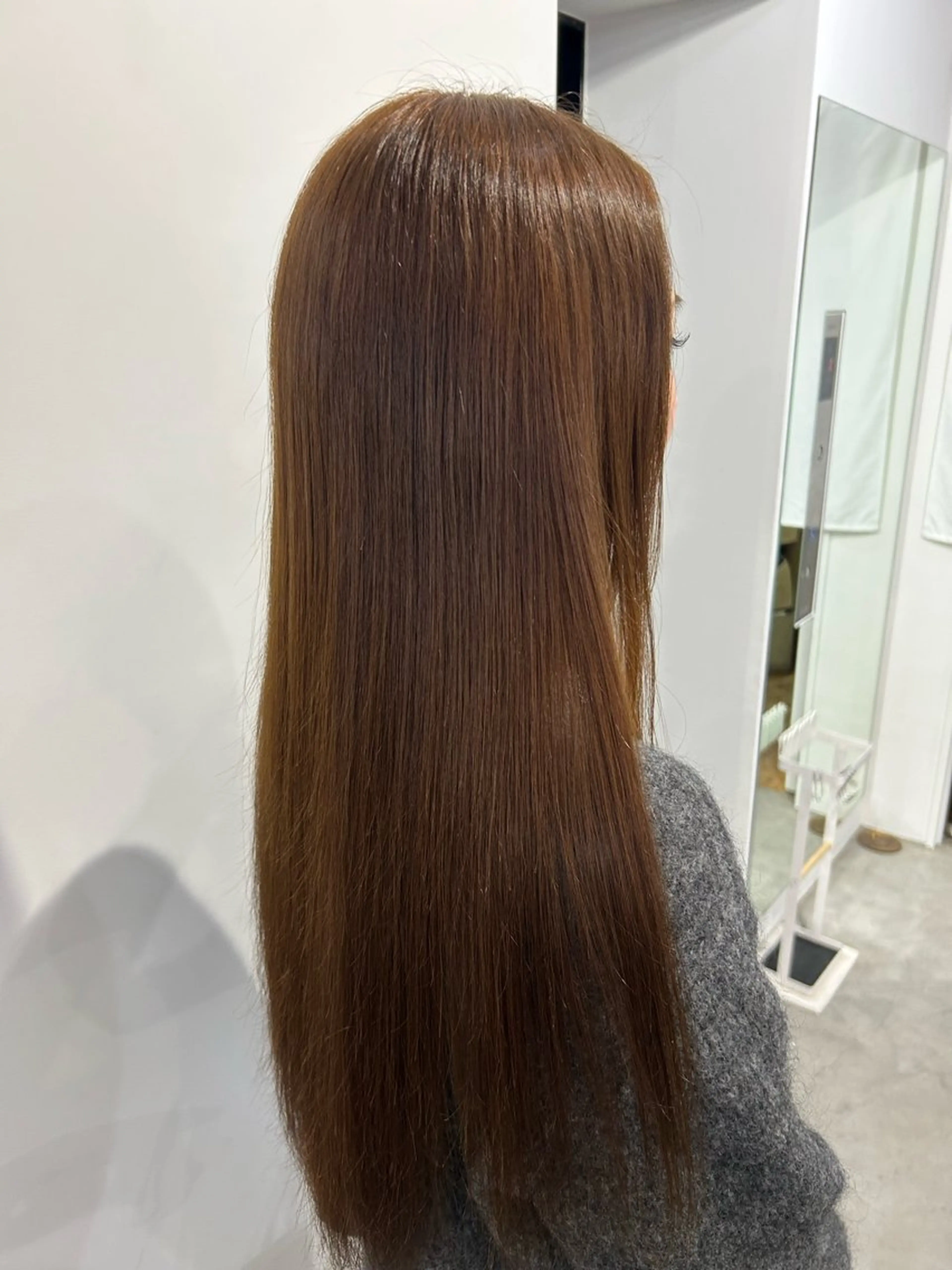 ロング ヘアカラー 山下颯羽 /ワンカラーのヘアスタイル