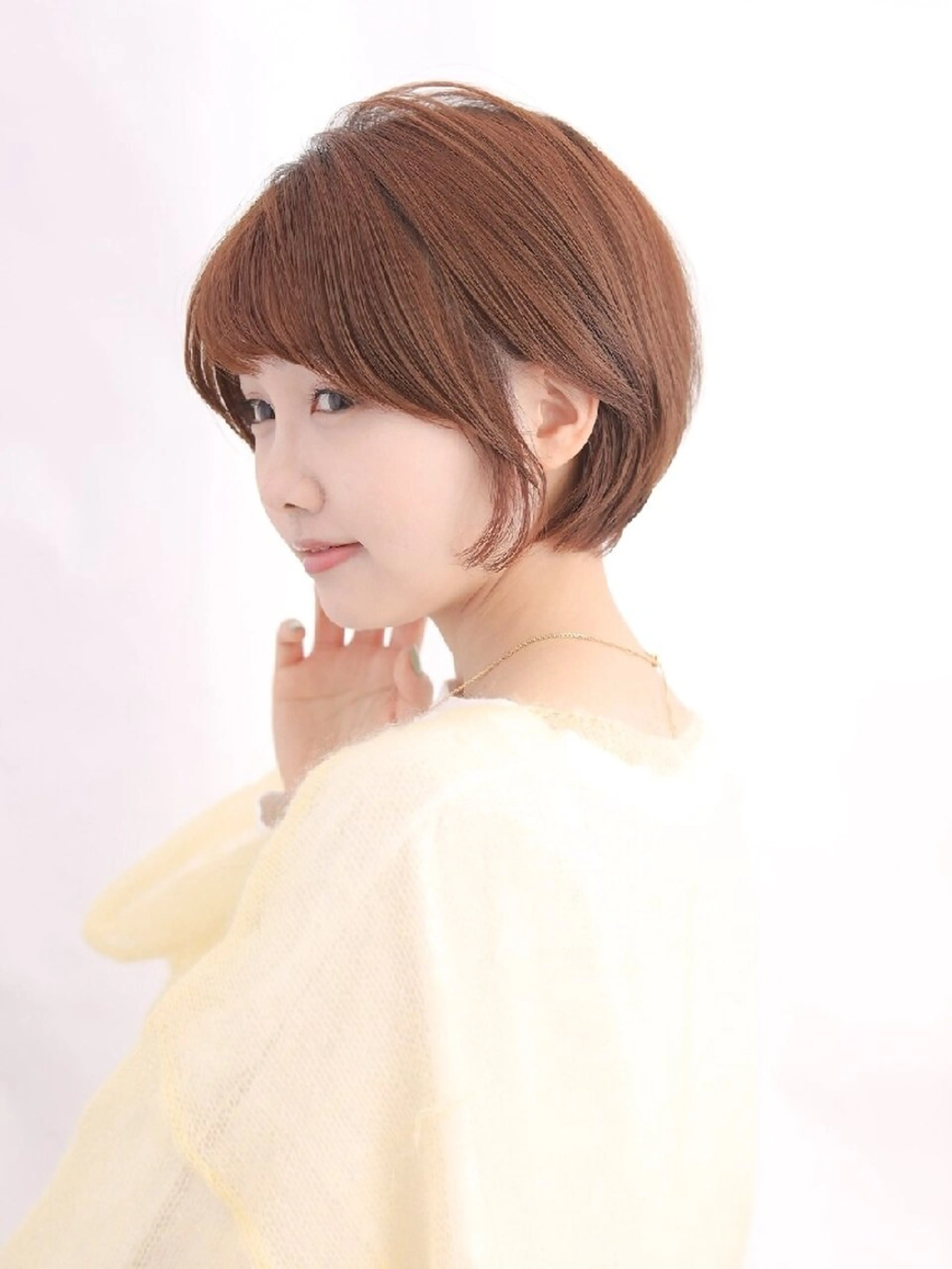 ショート カラー 丸みショート ショートヘア 小顔カット カット ヘアカラー トリートメント 自由が丘×似合わせ ディレクター枦山大将のヘアスタイル