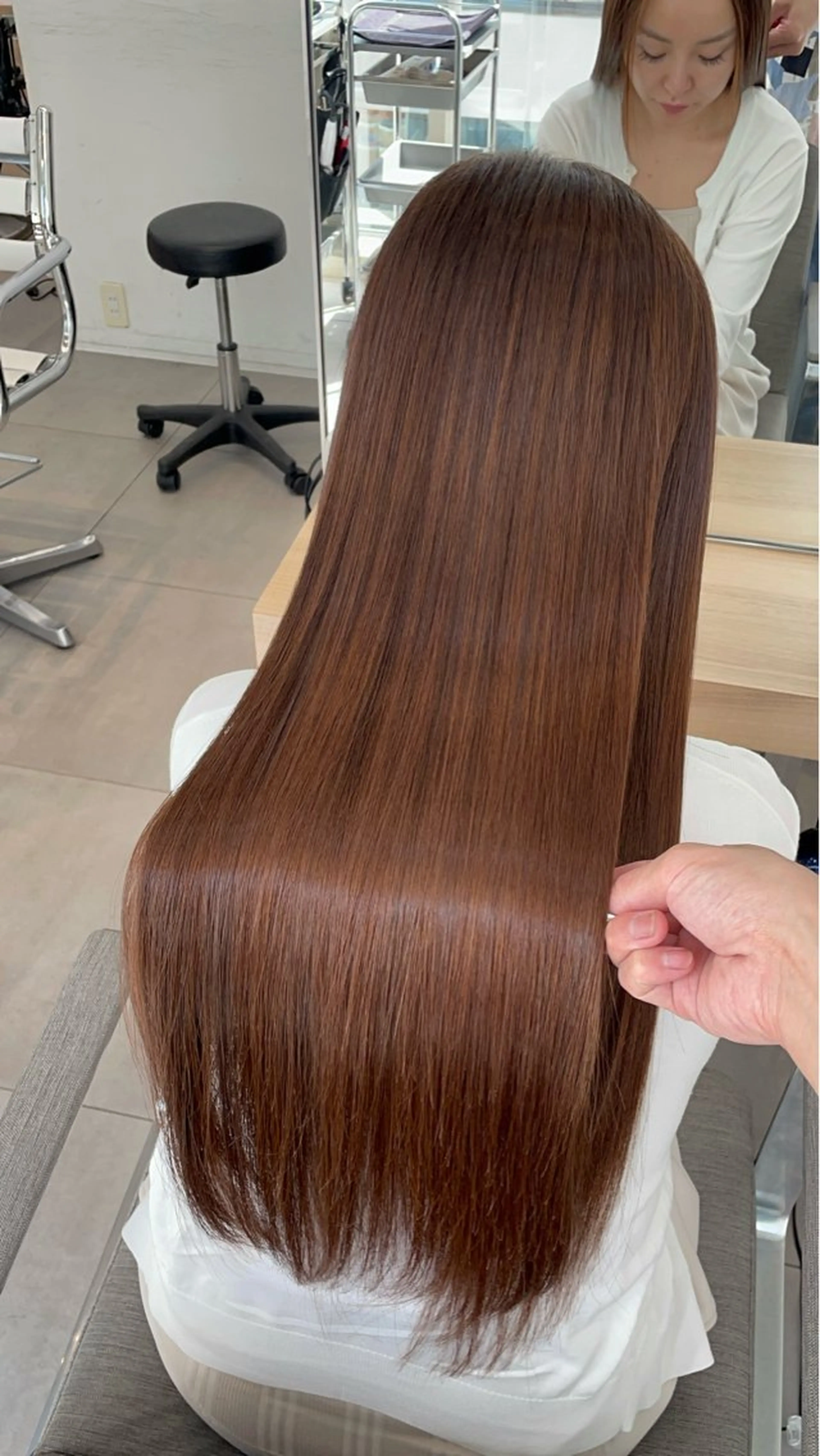 ロング カット 縮毛矯正 トリートメント ✨髪質改善✨美髪 矯正🫧小泉のヘアスタイル