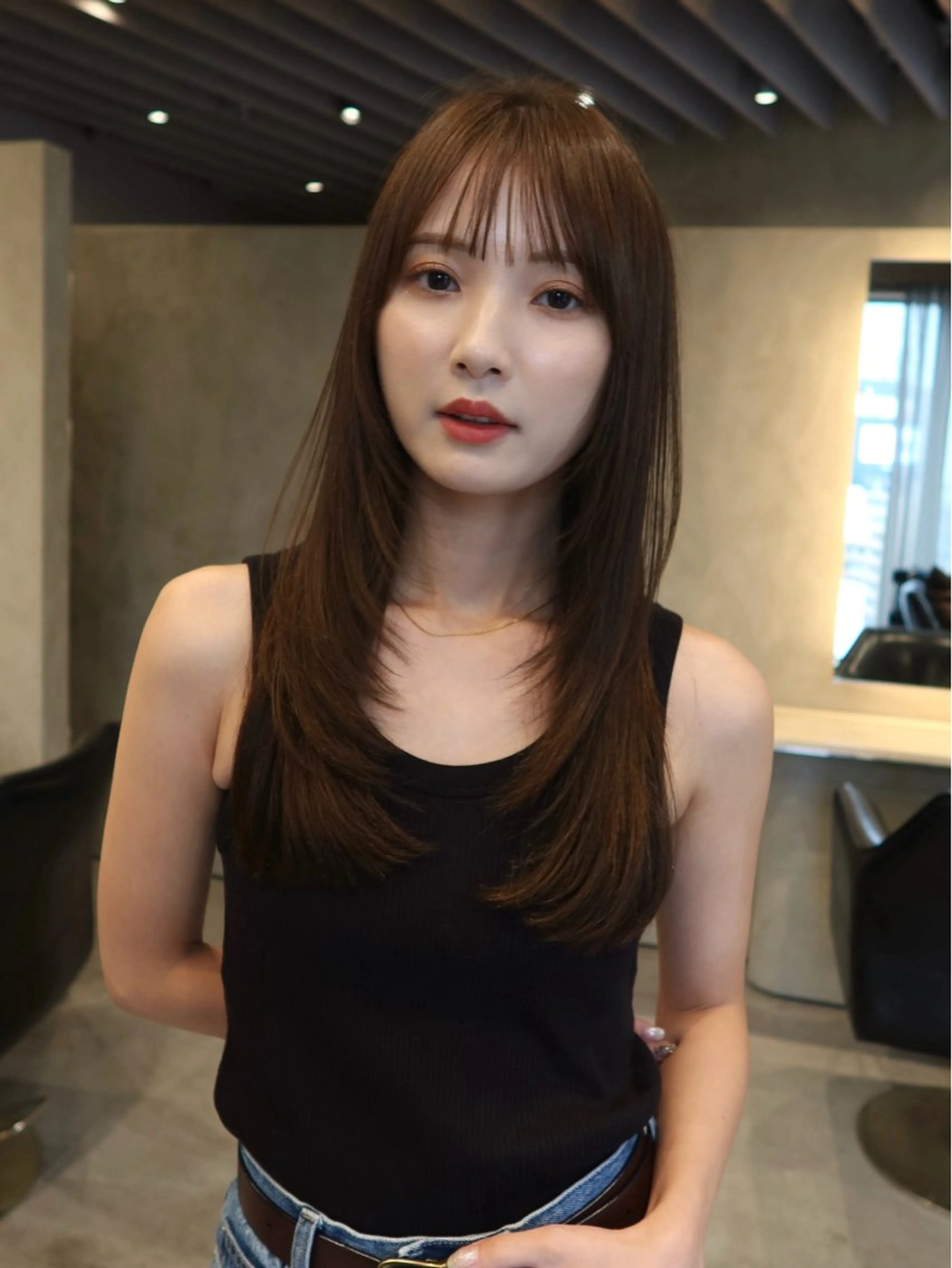 ロング レイヤーカット LEANE THE TOKYO所属・大人レイヤー 🍃外苑前/荒谷進介のヘアスタイル