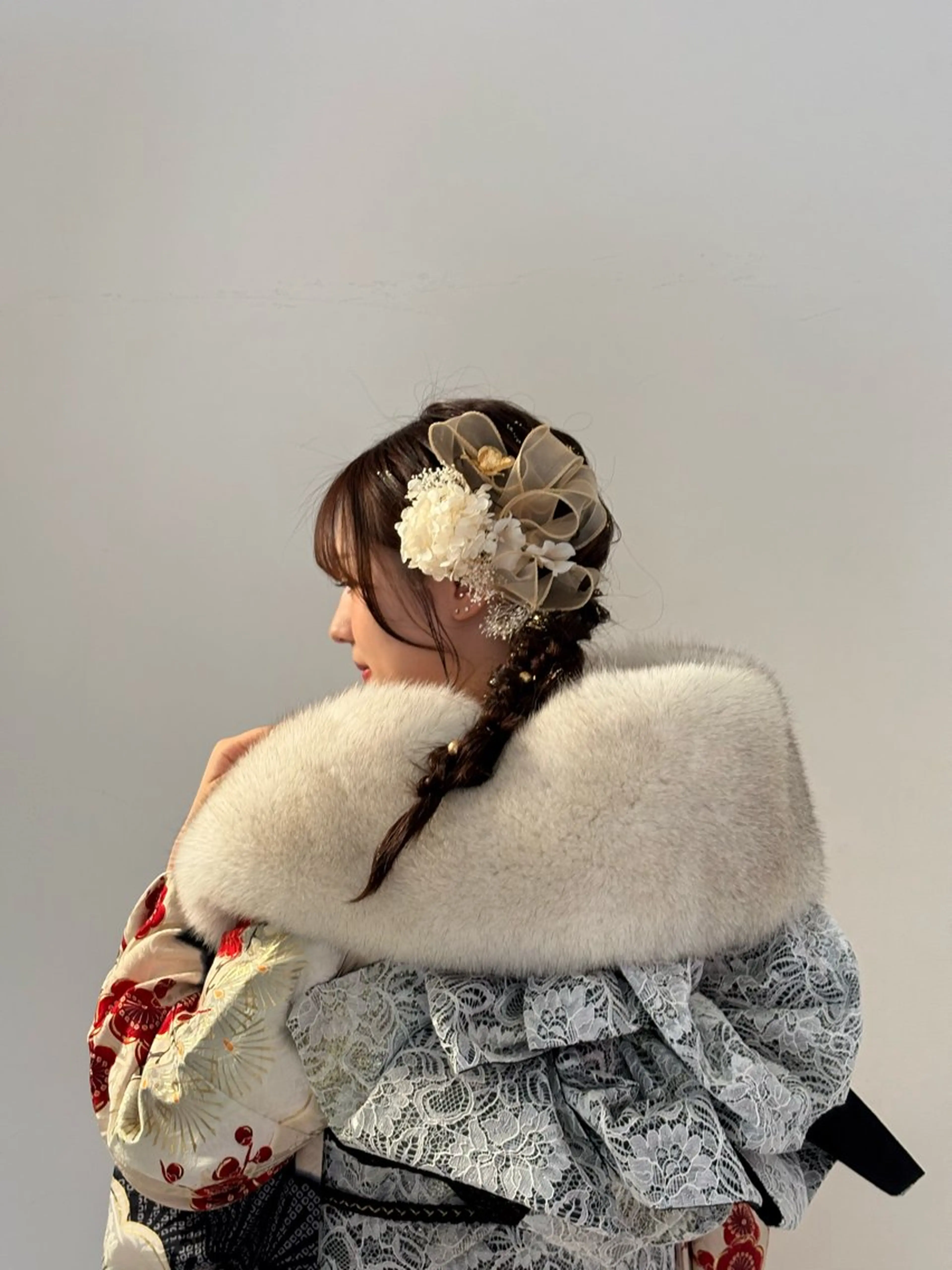 ヘアアレンジ 結婚式・ブライダル ヘアセット 🌼 ちなつ🌼のヘアスタイル