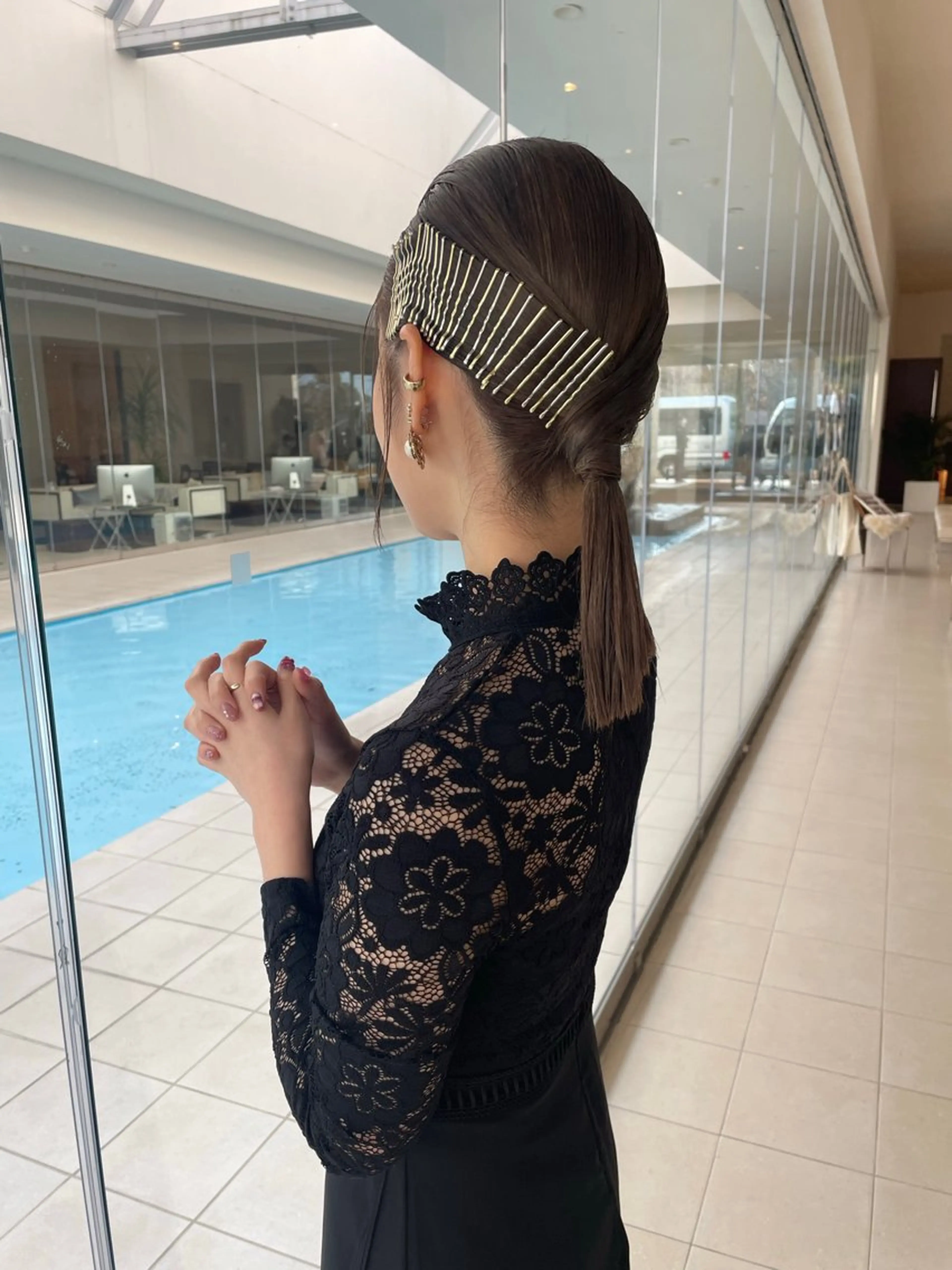 ヘアアレンジ AOZORA HAIR namikizaka＆parade所属・丸岡 千夏のヘアスタイル