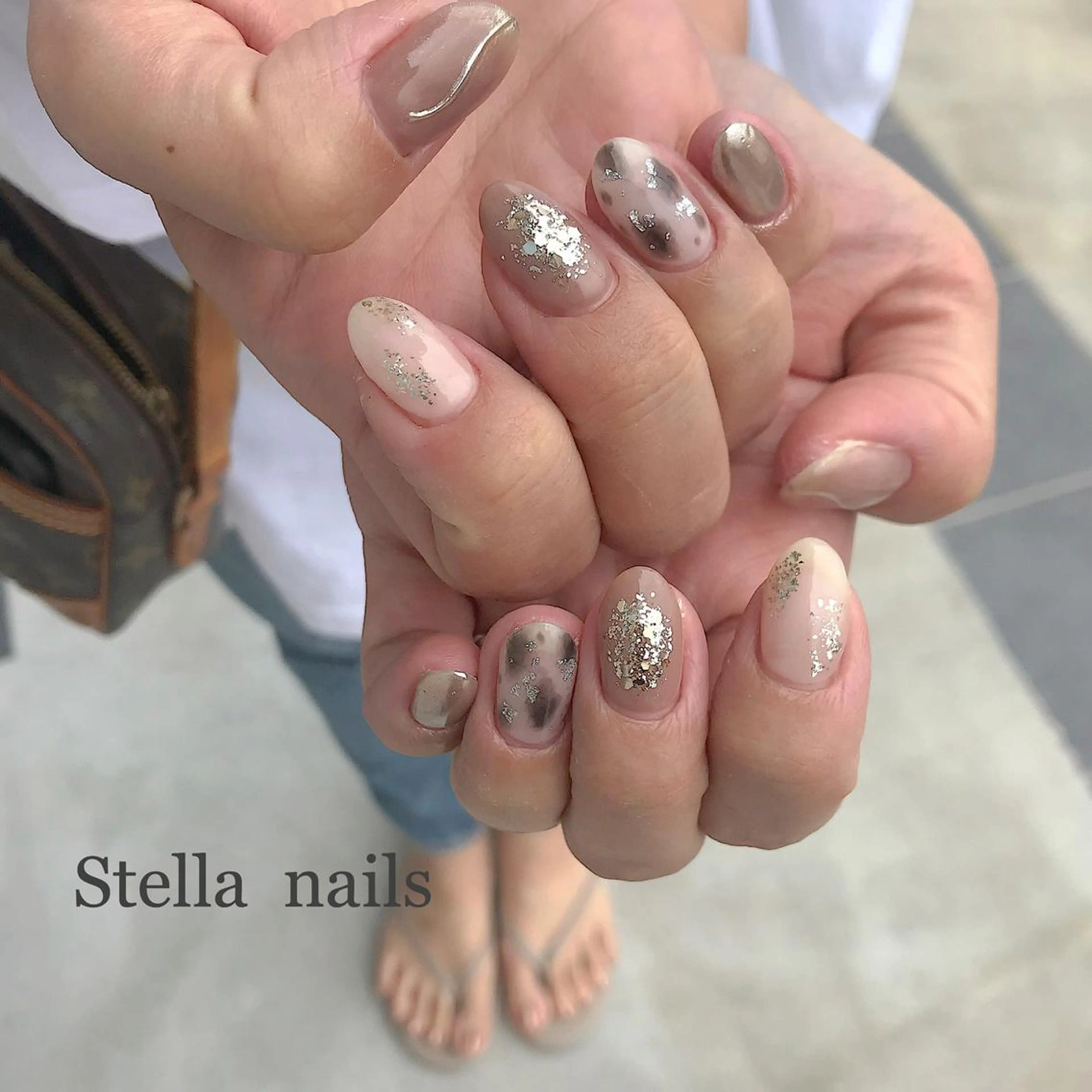 ネイル アニマル柄 Stella nailsのマツエク・マツパデザイン