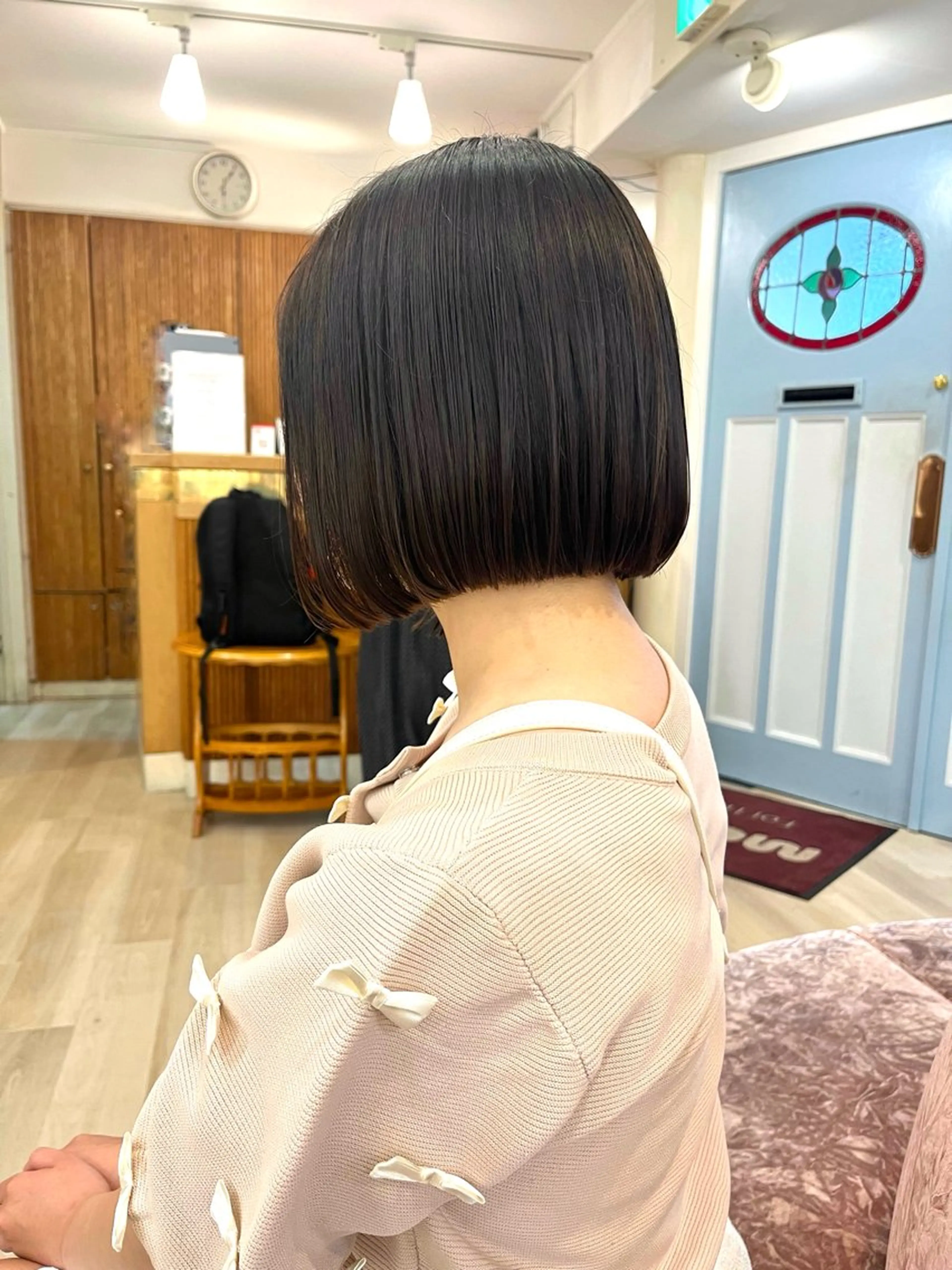 ミディアム カット ボブ/透明感カラー /大宮/たぐち🥨のヘアスタイル