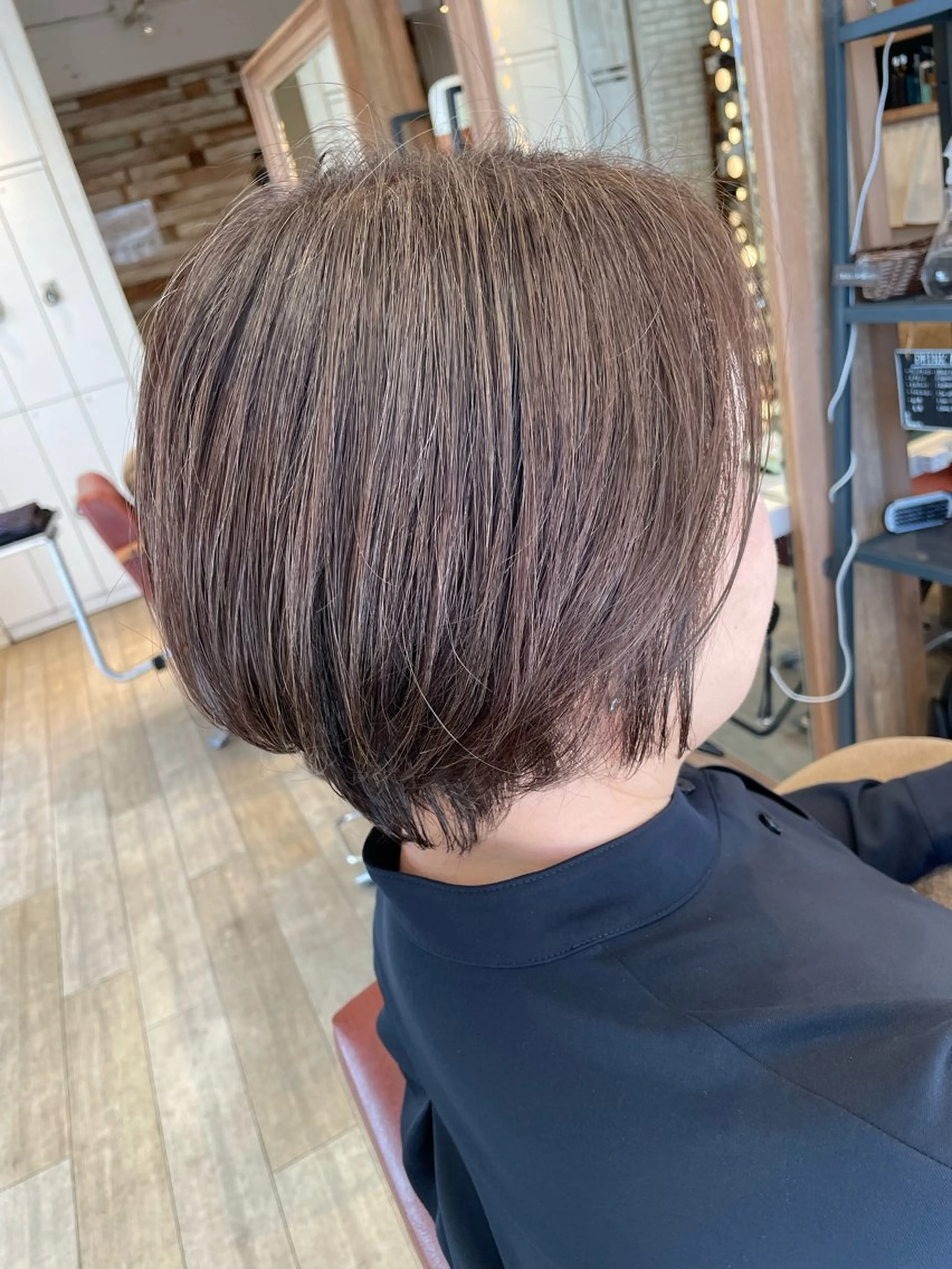 ショート カラー ショートヘア カット ヘアカラー トリートメント ✨横須賀髪質改善✨️ 加藤 百音のヘアスタイル