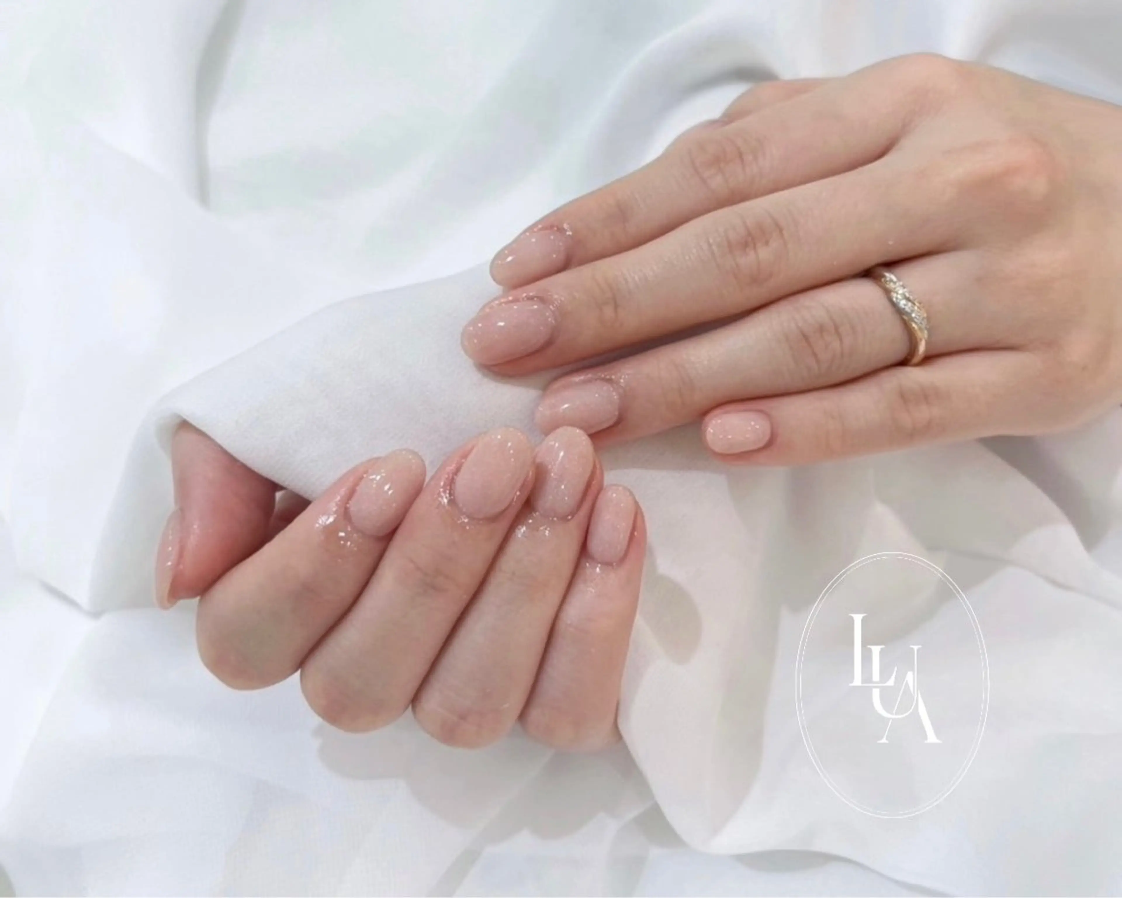 ネイル 韓国ネイル オフィスネイル ワンホンネイル Nail Salon LUA所属・大矢 亜美のネイルデザイン
