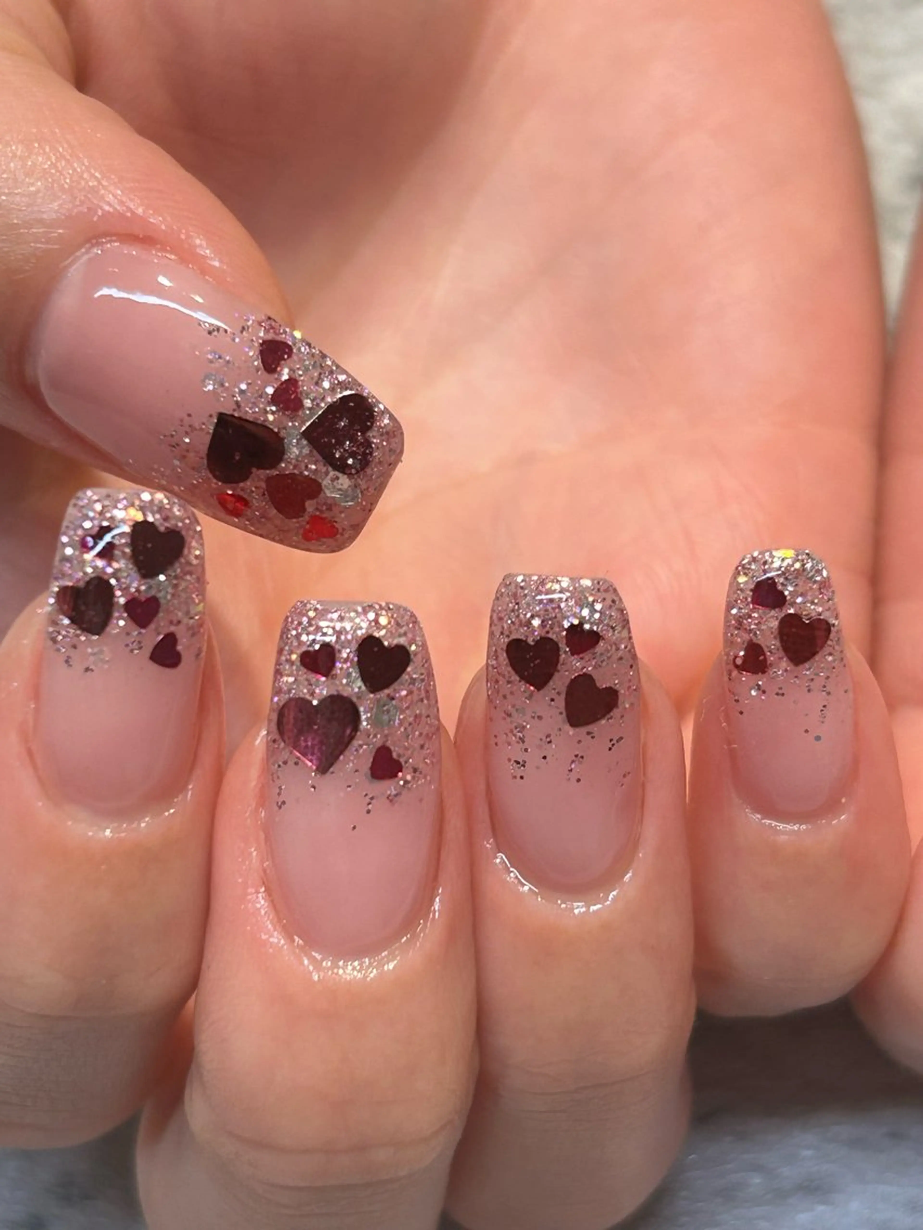 ネイル アートネイル mellow :所属・mellow:ｸﾙﾐ ﹡˖˟༝🎀˖˟ ༝のネイルデザイン