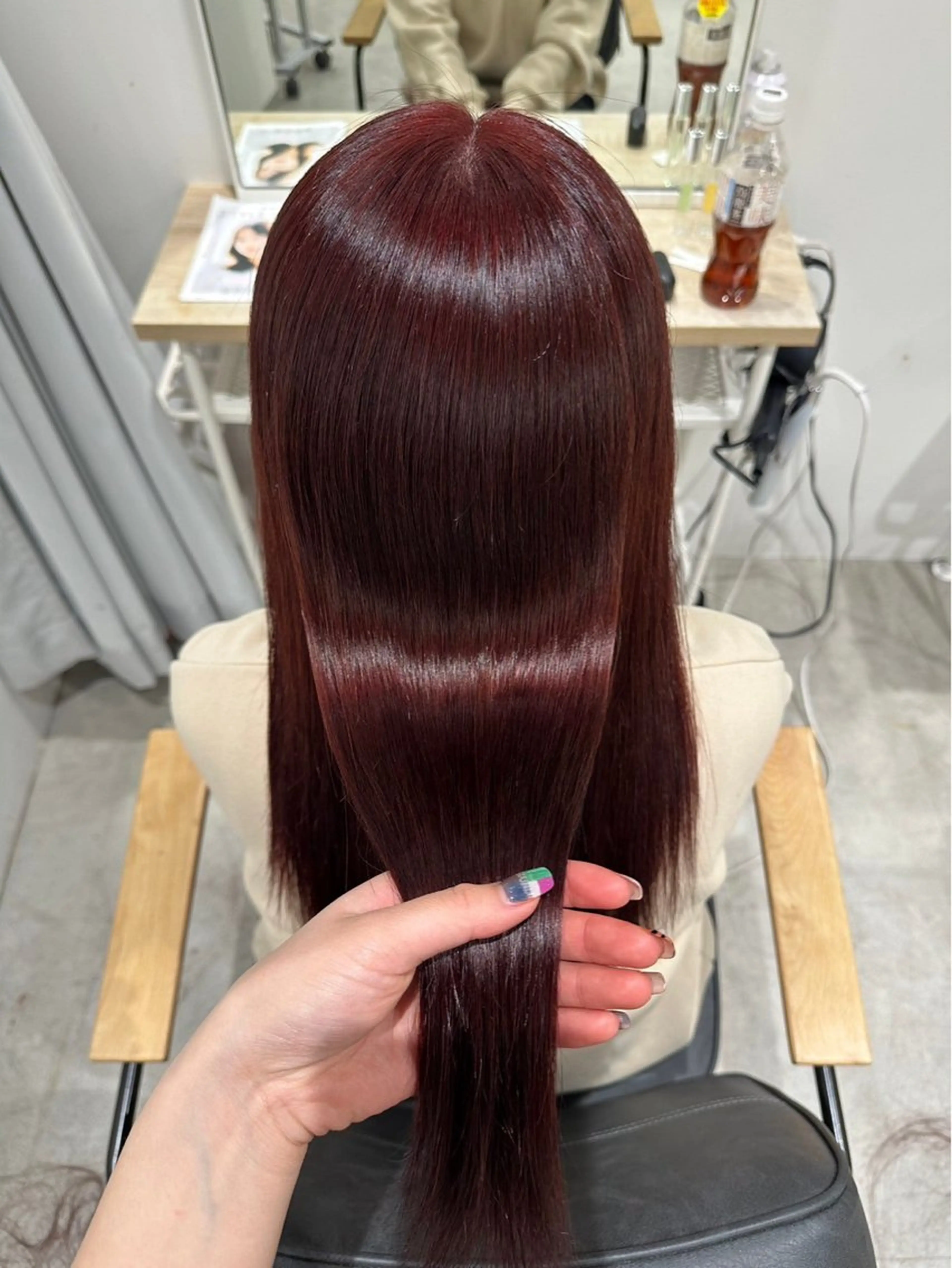 ロング カラー ブリーチ ケアブリーチ デザインカラー ダブルカラー イヤリングカラー ヘアカラー ギャルカラー/メンズ /ハイトーン/つばさのヘアスタイル