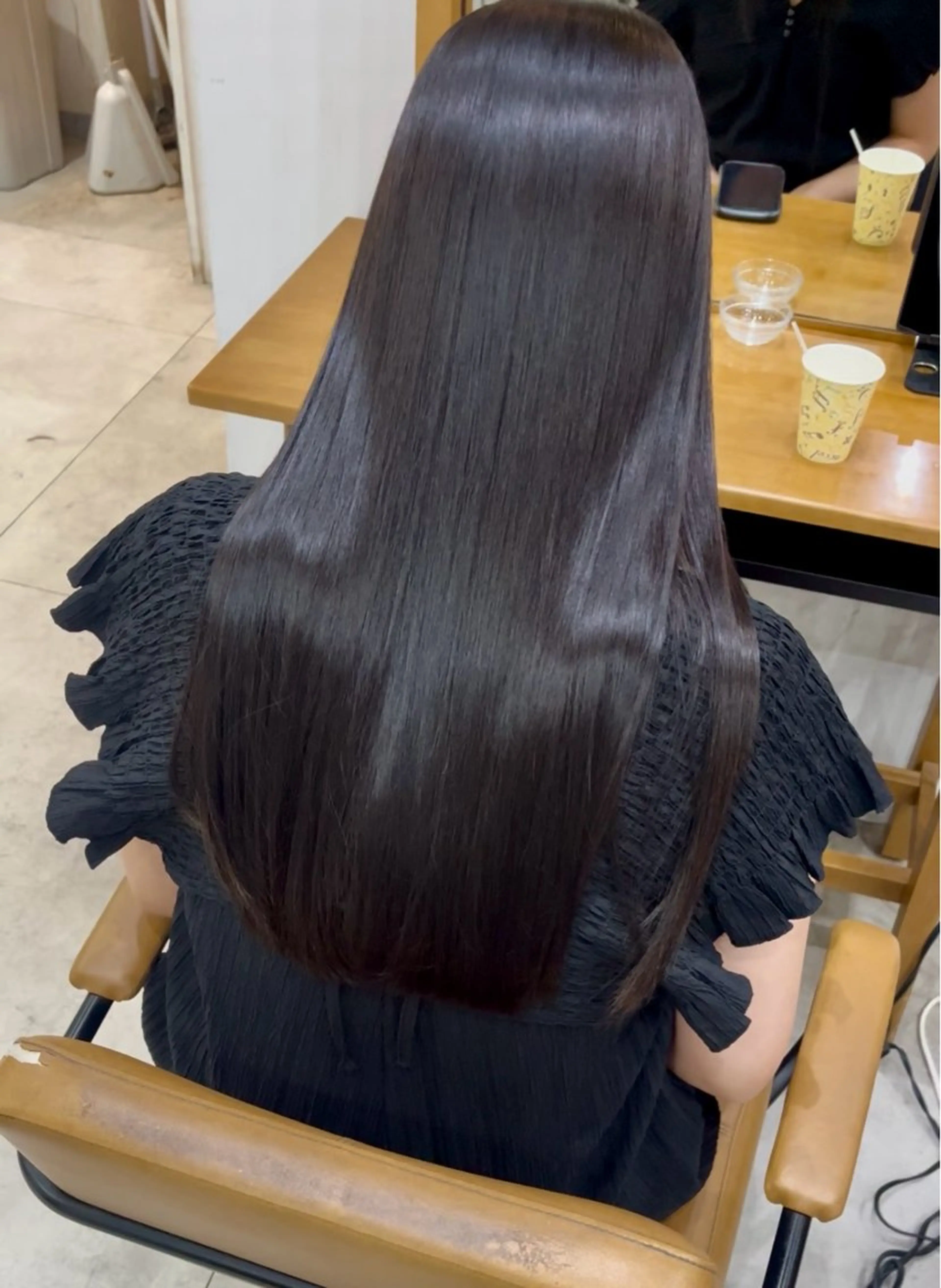 ［レディースメニュー］🥇一番人気🥇カット＋美髪縮毛矯正＋最高級髪質改善トリートメントの写真