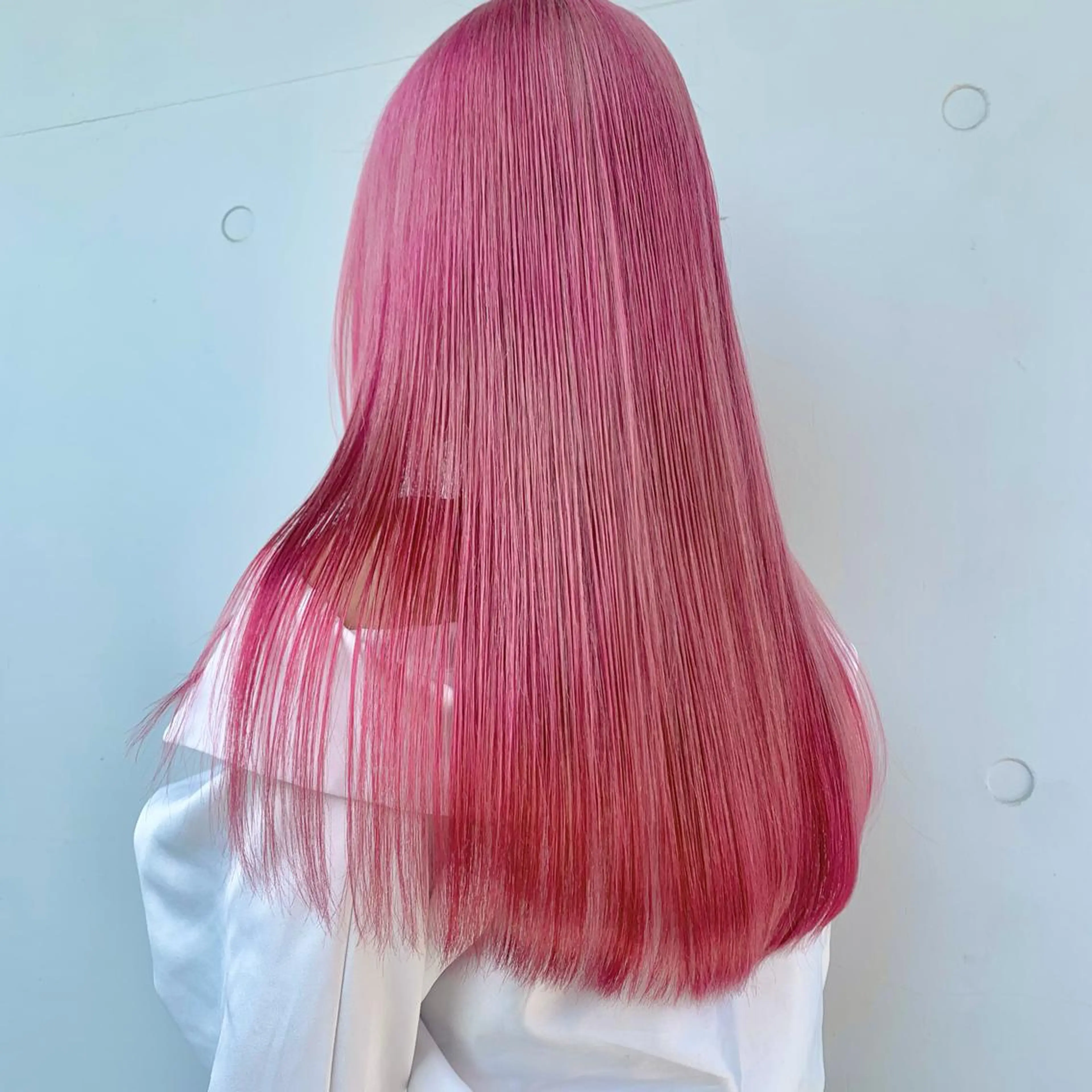 ロング カラー ブリーチ ケアブリーチ ダブルカラー インナーカラー ピンクカラー ヘアカラー トリートメント もにか🌞原宿/渋谷 🌝ブリーチカラーのヘアスタイル