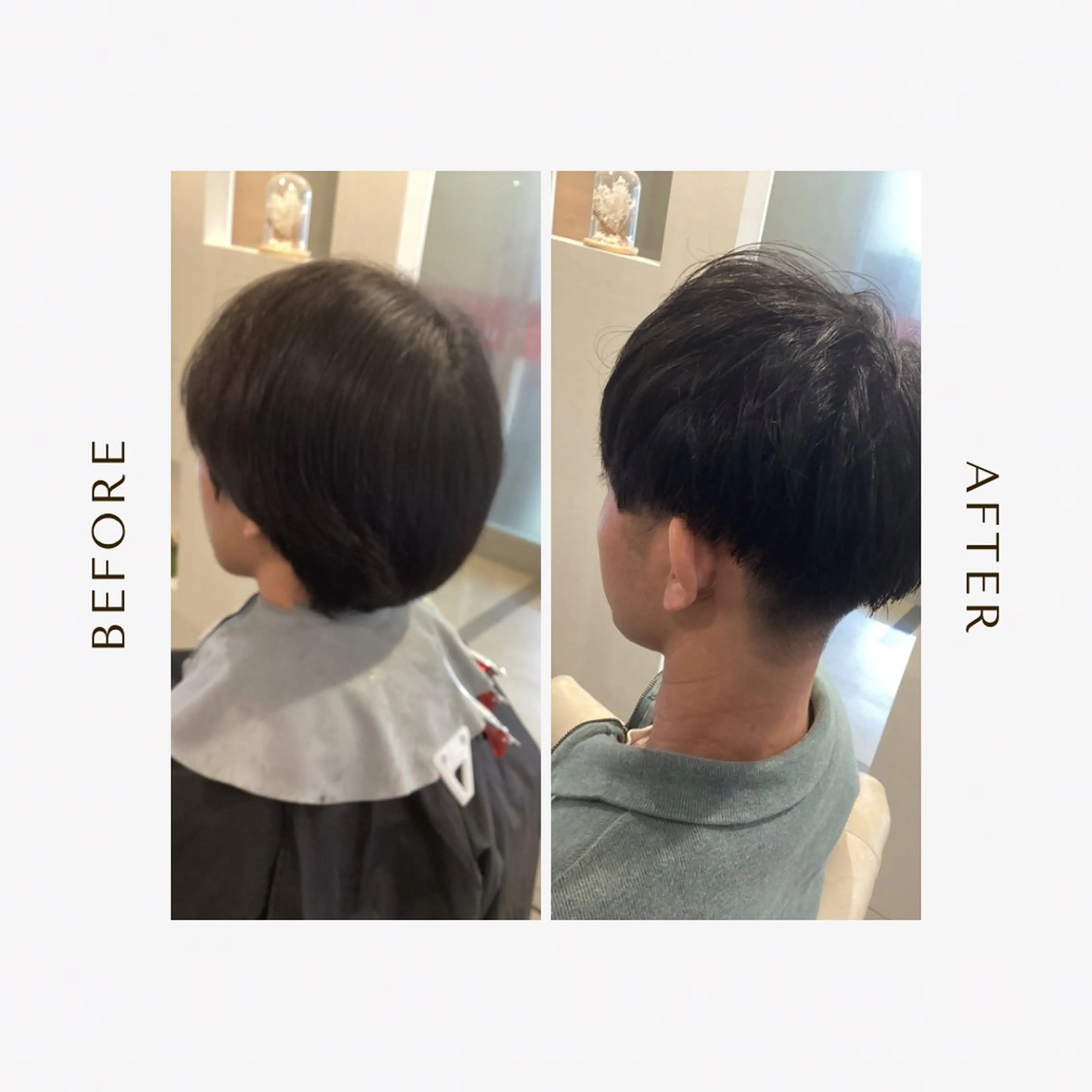 ショート メンズ カット 五ノ井 一世のヘアスタイル