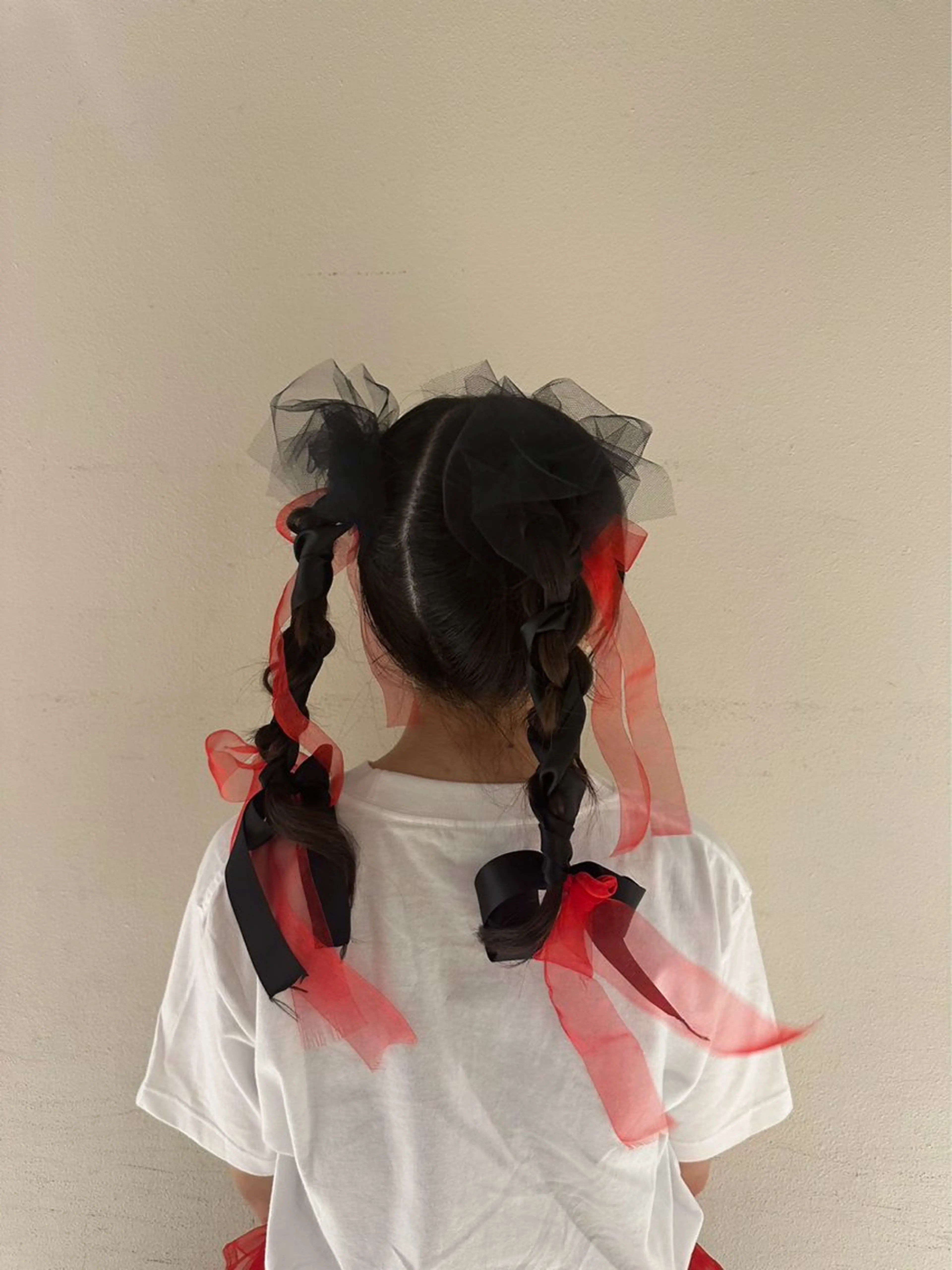 ロング ヘアアレンジ ヘアセット lafith hair Glanz 桂所属・かじももな|縮毛矯正 |透明感カラーのヘアスタイル