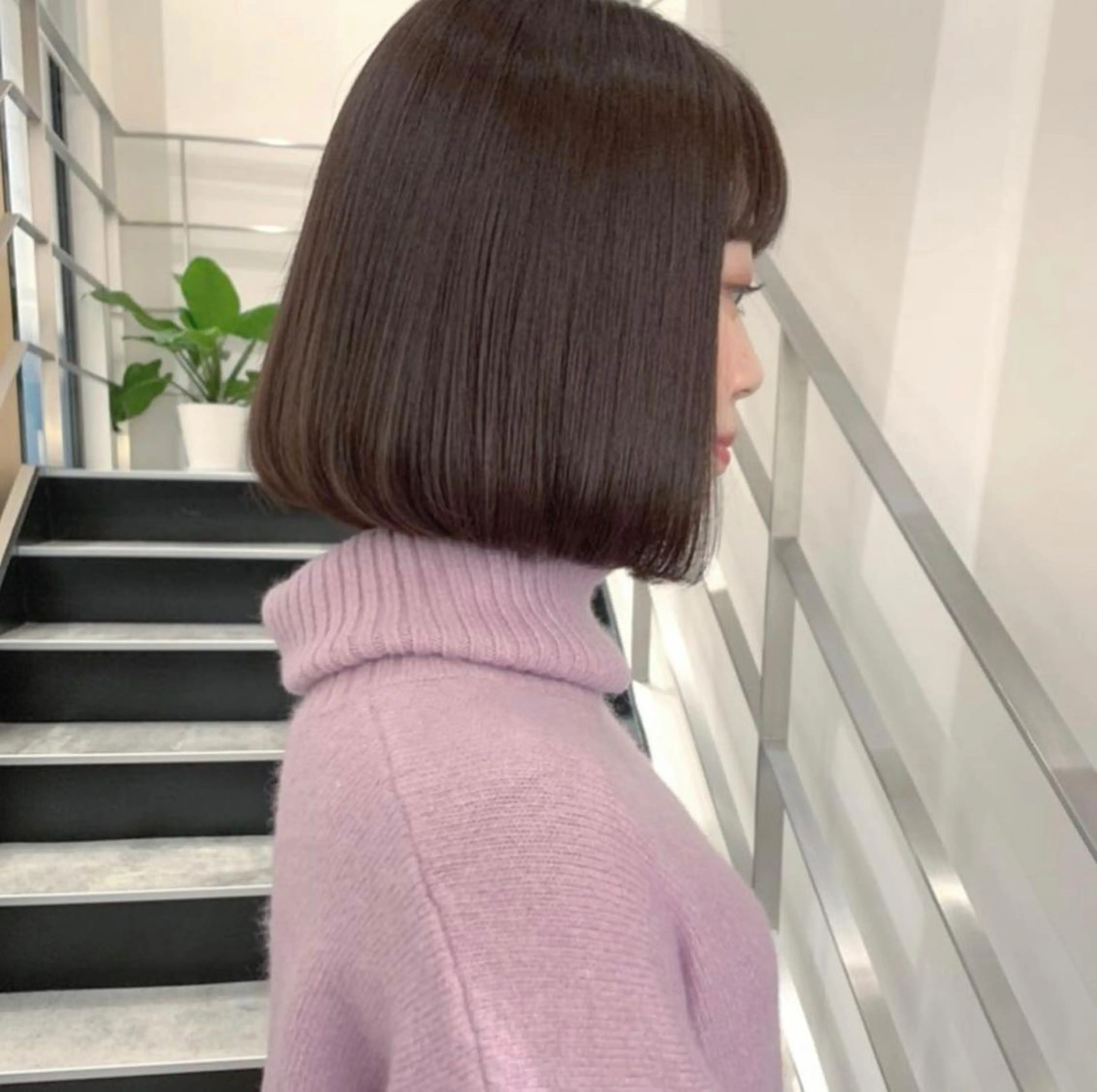 ミディアム ボブ ヘアカラー トリートメント GOTODAYSHAiRESALON銀座キラリトギンザ店所属・ナチュラル艶髪 🌸内田彩香のヘアスタイル