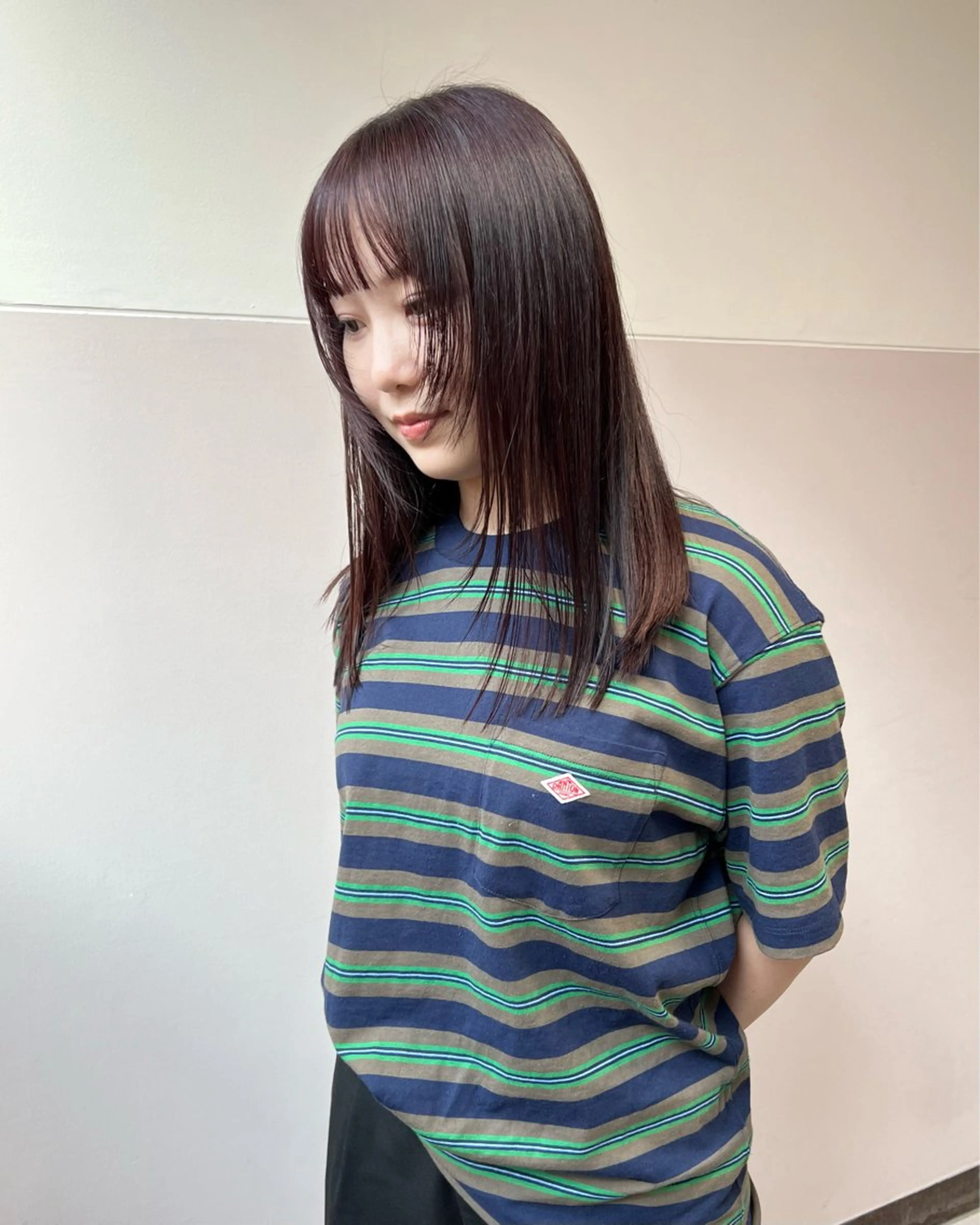 セミロング カラー 樫原裕二 /柔らかいカラーのヘアスタイル