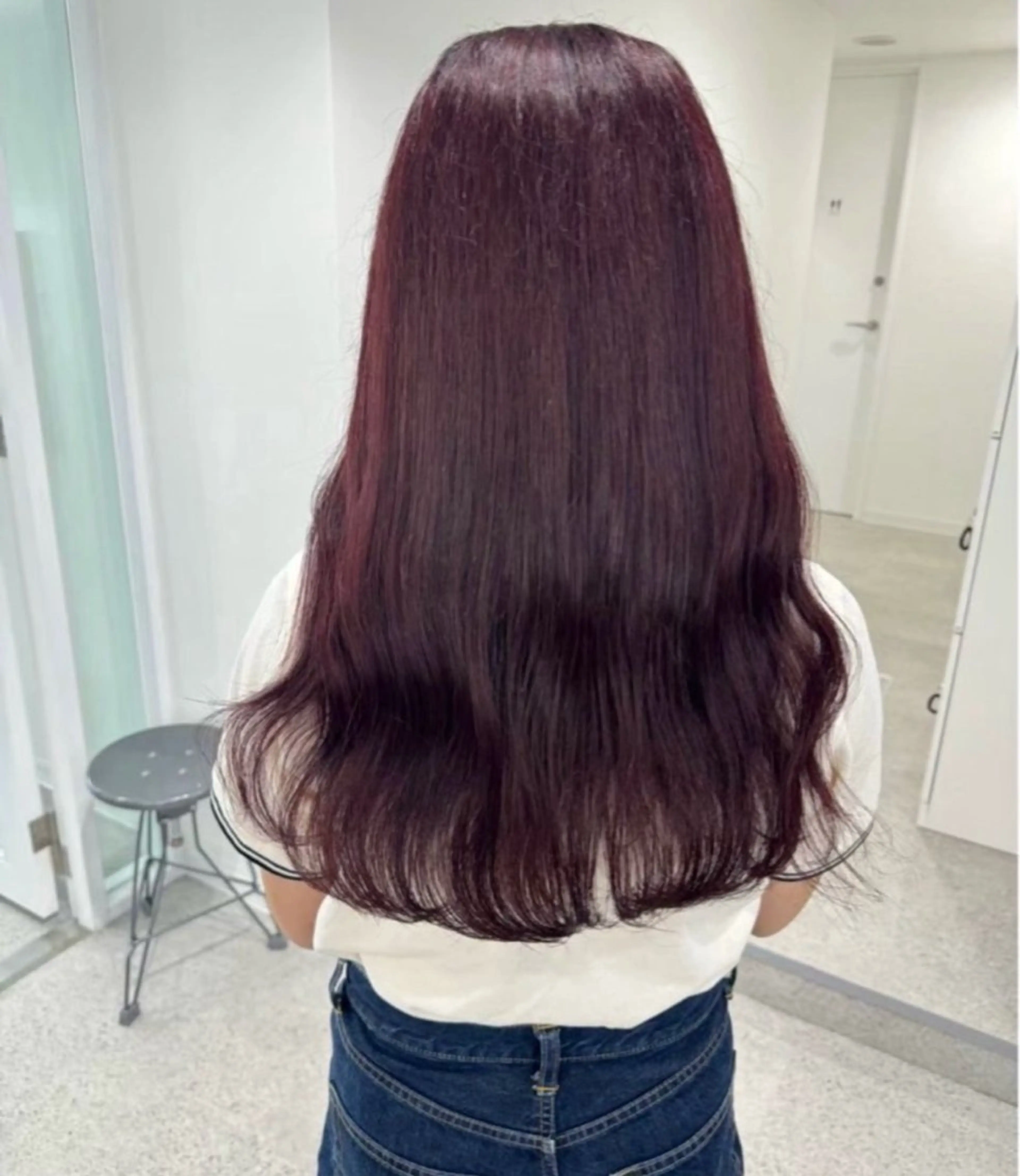ロング ヘアカラー miku/ラベンダー 透明感カラー🪻❤︎のヘアスタイル